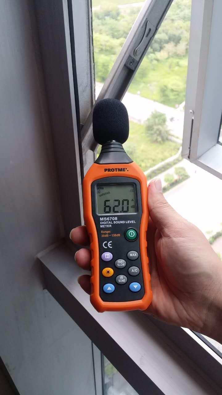 VLIKE LCD Digital Audio Decibel Meter Sound Level Meter Noise Level Meter Sound Monitor dB Meter Noise Measurement Measuring 30 dB to 130 dB A/C Mode (Batteries Not Include) customer photo 2