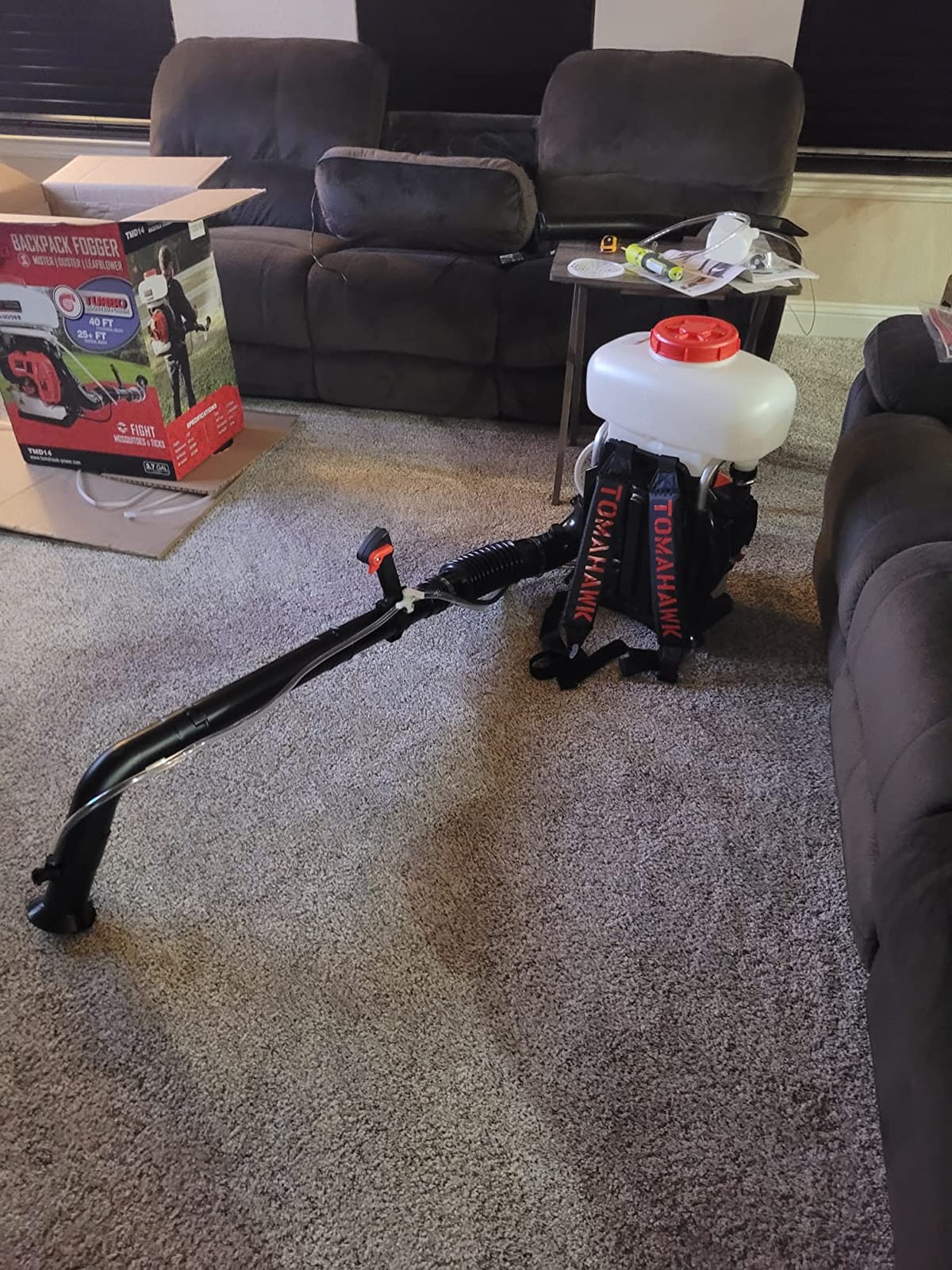 Tomahawk Power 3HP Backpack Mosquito Fogger Leaf Blower 3.7 Gallon Tank Garden Sprayer (Turbo Fogger) customer photo 2