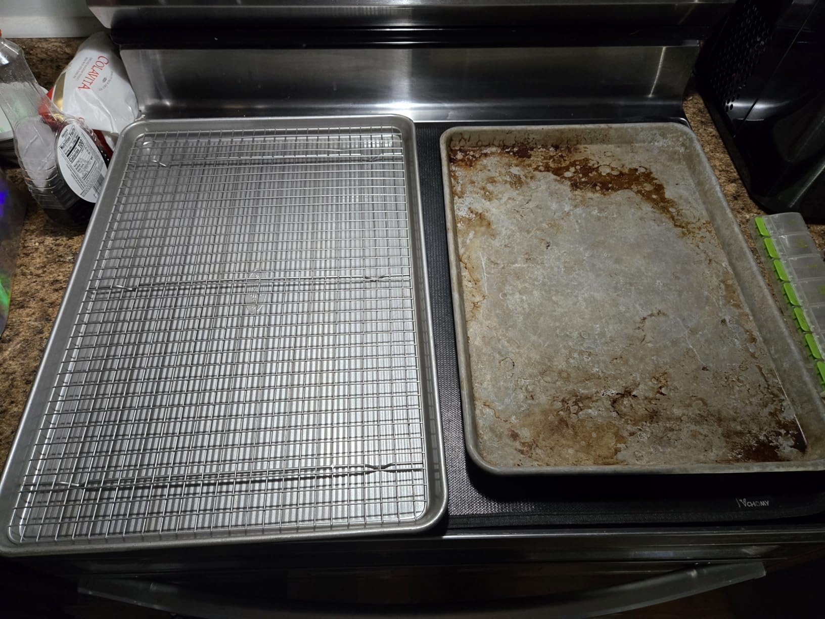 USA Pan Bakeware Half Sheet Baking Pan and Bakeable Nonstick and Cooling Rack Set, Metal customer photo 1