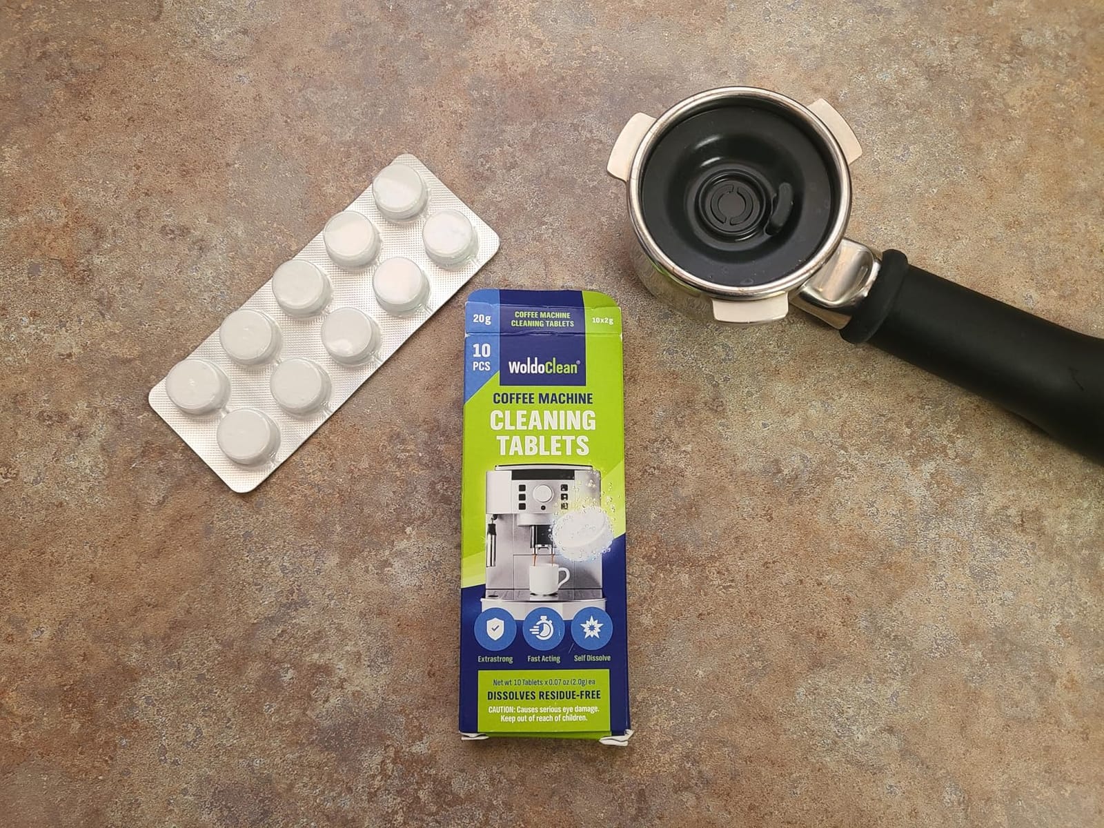 WoldoClean Coffee Maker Cleaning Tablets 150 Pack - Espresso Cleaner | Compatible with DeLonghi, Jura, Breville, Gaggia, Krups, Philips, Saeco customer photo 2
