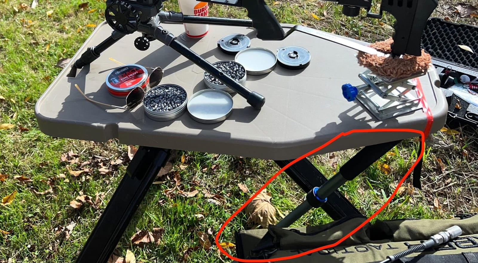 MTM HLST High-Low Shooting Table, USA Made, Dark Earth customer photo 2