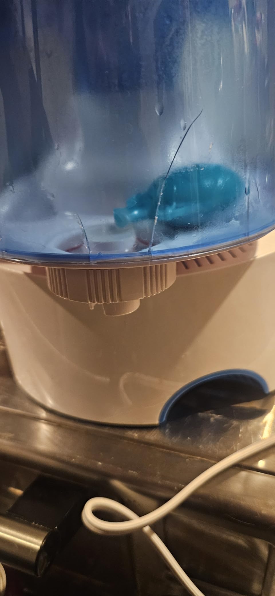 Crane Steam Inhaler & Warm Mist Humidifier, 0.5 Gallon, Humidifier FSA Eligible, Blue & White, Ideal Humidifiers for Bedroom, Sinus Inhaler, Vaporizer HSA, Vaporizer For Congestion customer photo 2