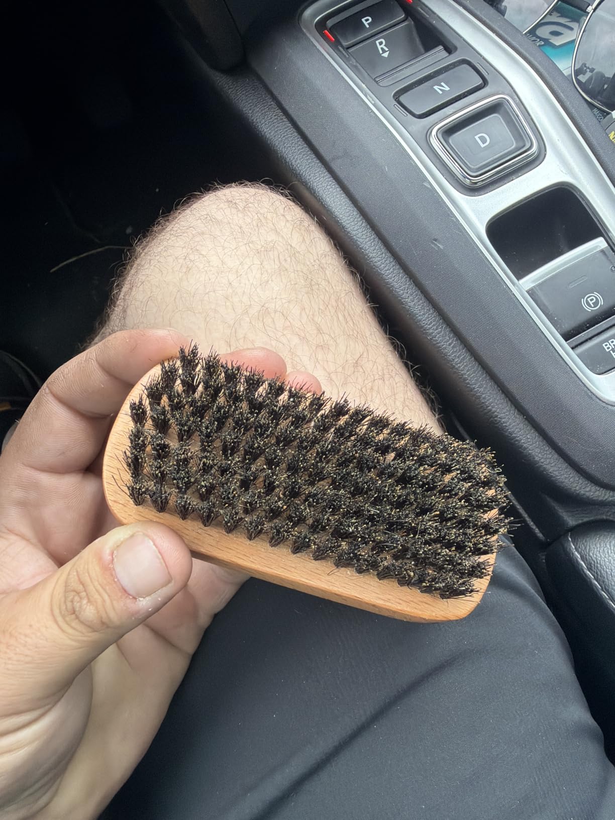 Viking Revolution Beard Comb and Beard Brush Set with Velvet Pouch | Includes Natural Boar Bristle Brush & Dual Action Pear Wood Comb - Velvet Travel Pouch Included - For Beards & Mustaches customer photo 1