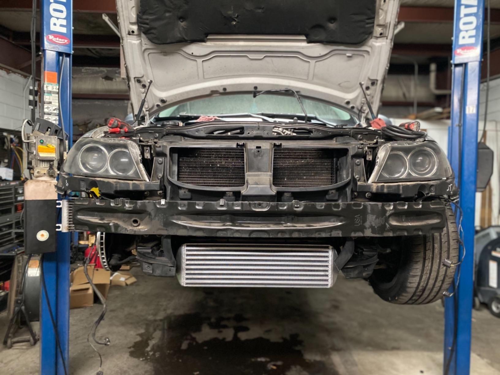 G-PLUS Competition Aluminum Turbo Engine Performance Intercooler Kit Replacement For 2010+ BMW Mini Cooper S Clubman R55 R56 Facelift Black customer photo 1