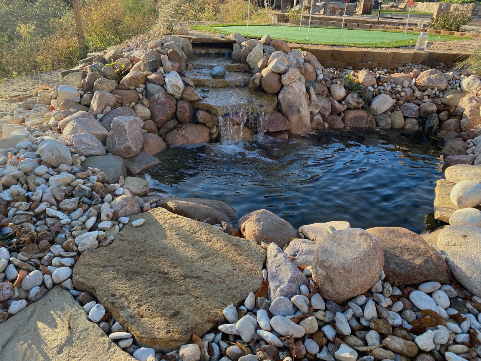 HALF OFF PONDS 15x25 Savio Select 3000 GPH EPDM Liner Water Garden Pond Kit | Heavy duty EPDM rubber liner, 3000 GPH submersible waterfall pump, Complete DIY backyard setup, Ideal for custom koi ponds customer photo 1