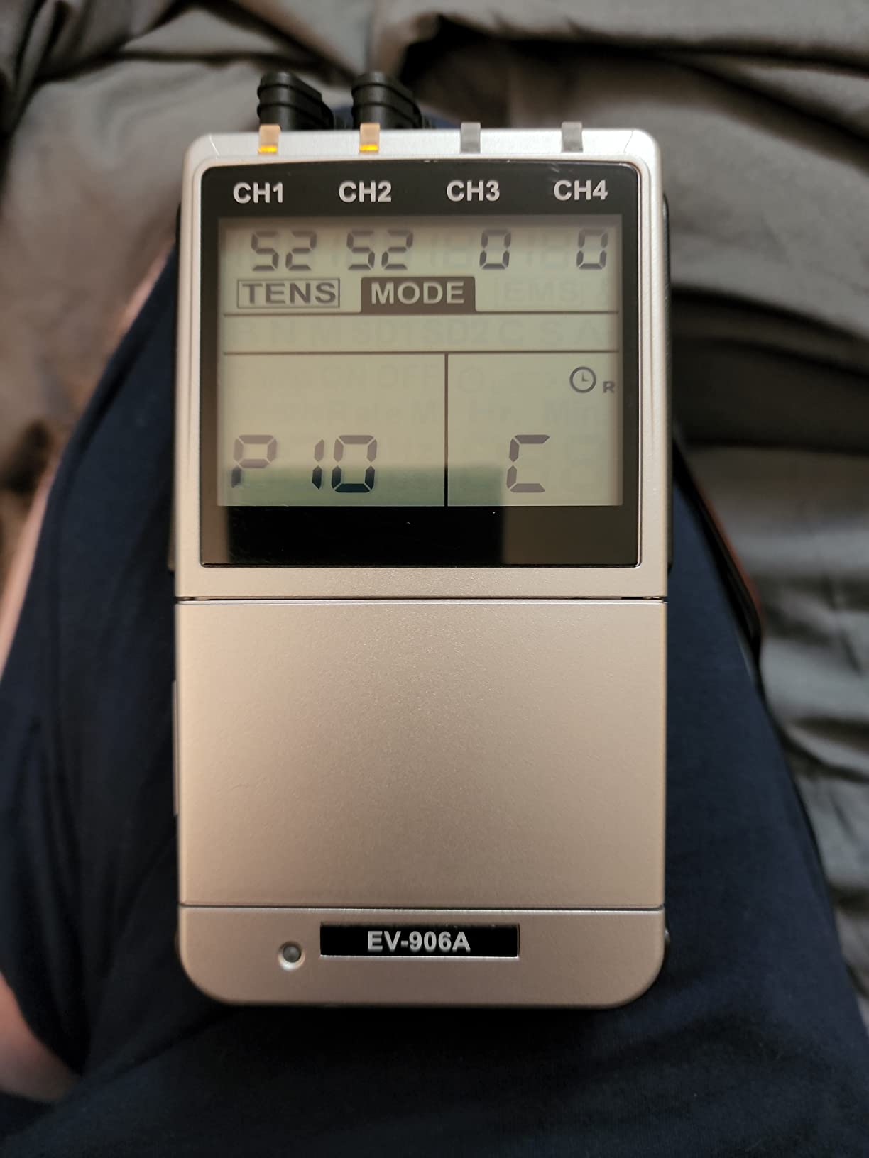Med-Fit 906A Premier 4 Channel Rechargeable - TENS EMS Combo Muscle Stimulator for Pain Relief and Muscle Strengthening customer photo 2