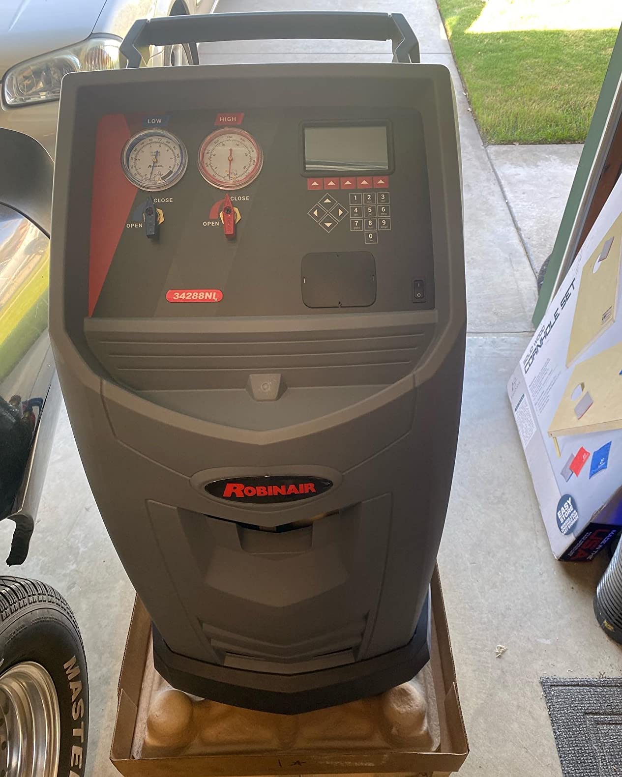 Robinair 34288NI Economy R-134a Recover, Recycle, Recharge Machine | Recovers, Recycles, Evacuates and Recharges Standard (Non-Hybrid) R-134A Mobile A/C Systems Quickly and Accurately customer photo 2