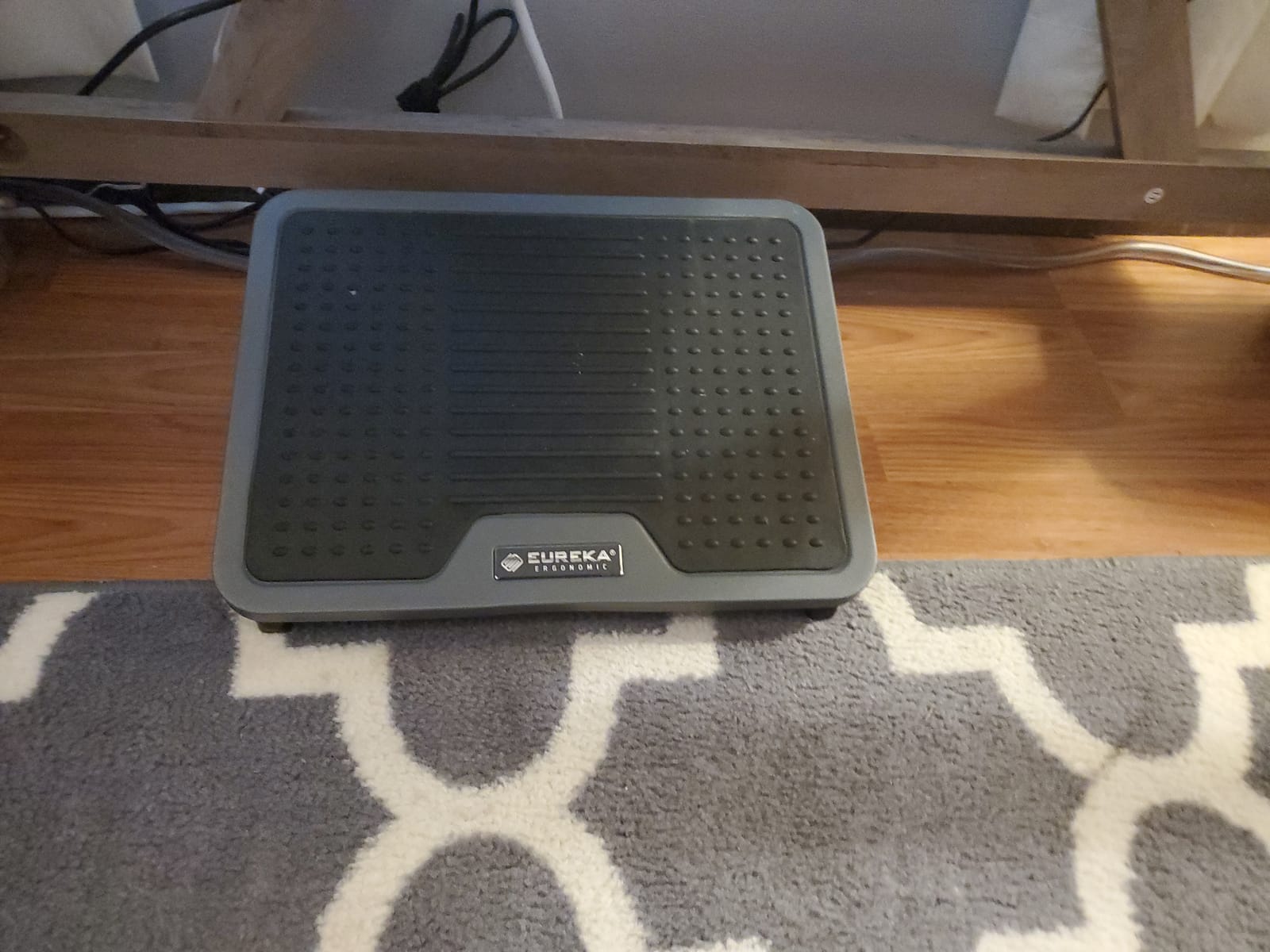 EUREKA ERGONOMIC Tilt Adjustable Footrest, Foot Rest for Under Desk at Work with Massage Surface, Office Foot Rest Under Desk with 20 Degree Tilt No Locking, Metal Frame customer photo 2