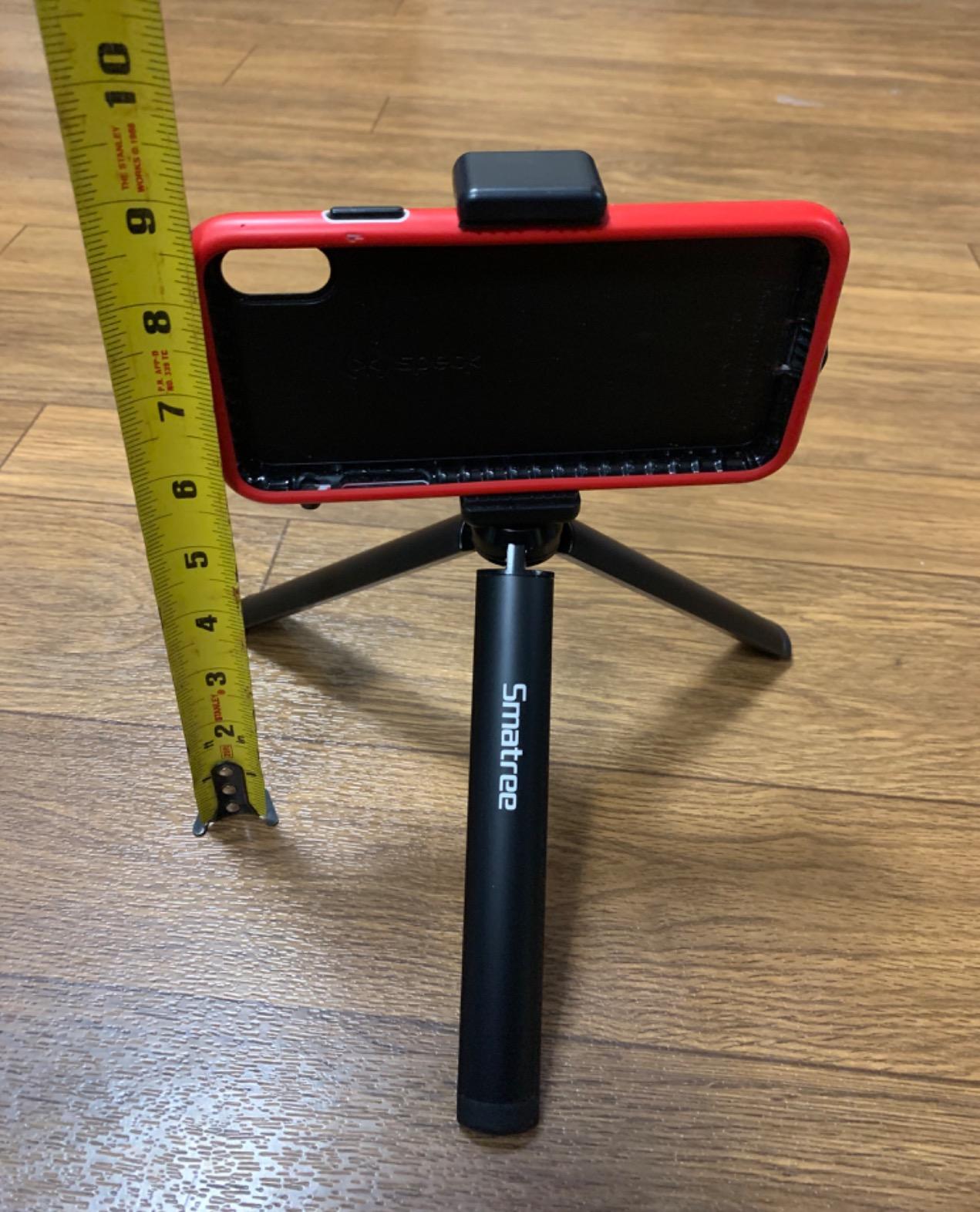 Smatree Telescoping Selfie Stick with Tripod Compatible for Insta360 X5, for GoPro Hero 13/12/11/10/9/8/7/6/5, for OSMO 5 Pro/4/3/Ricoh Theta, Compact Camera and Phone customer photo 1