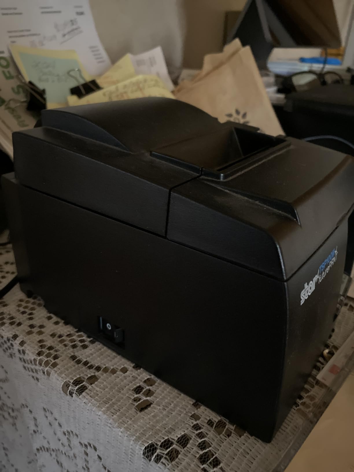 Star Micronics TSP143IIIU USB Thermal Receipt Printer with Device and Mfi USB Ports, Auto-cutter, and Internal Power Supply - Gray customer photo 2