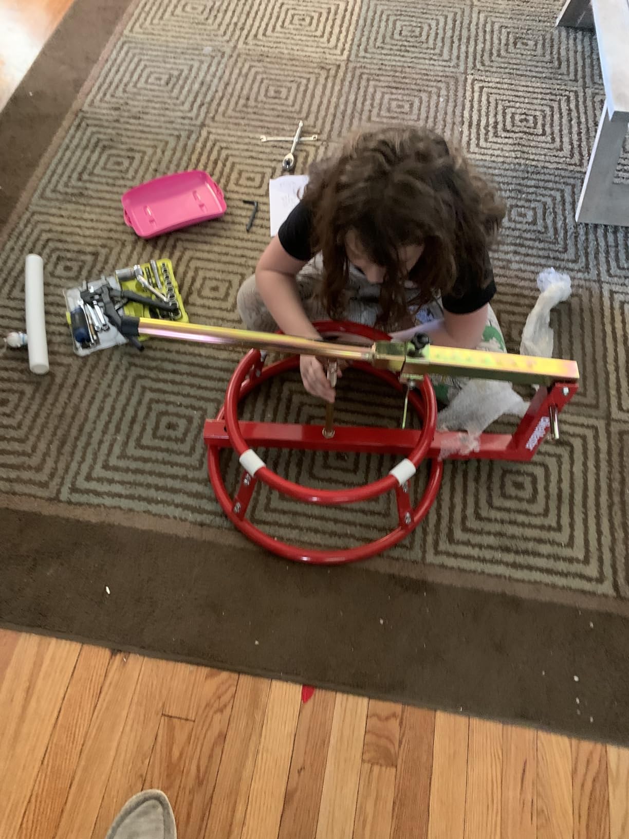 BikeMaster Tire Change Stand With Bead Breaker customer photo 2