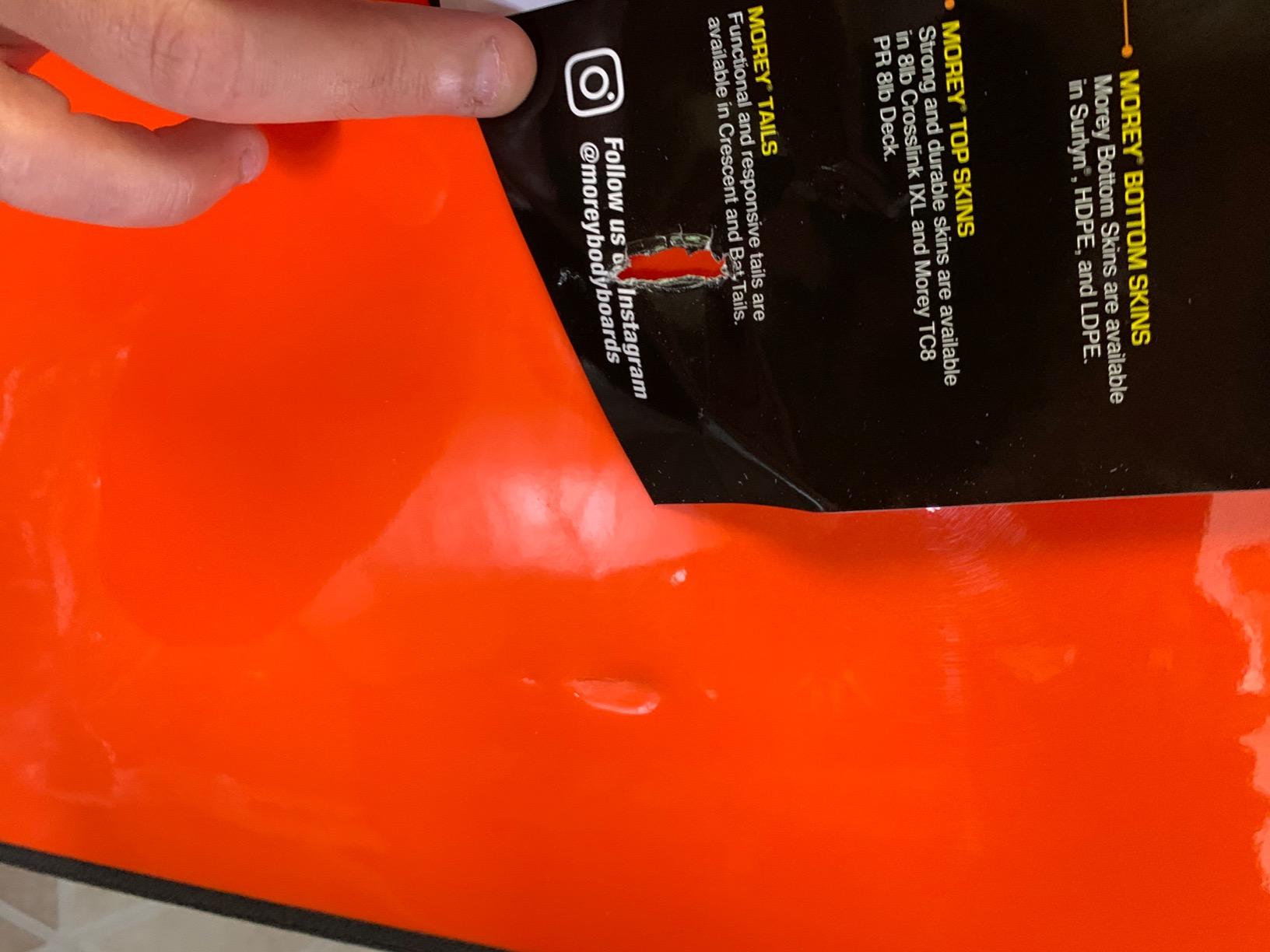 MOREY Mach 7, Pro Bodyboard; Body Boards for Beach, Embedded Rod for Durability, Engineered with HDPE Slick Bottom for Speed (2026 Model) customer photo 1