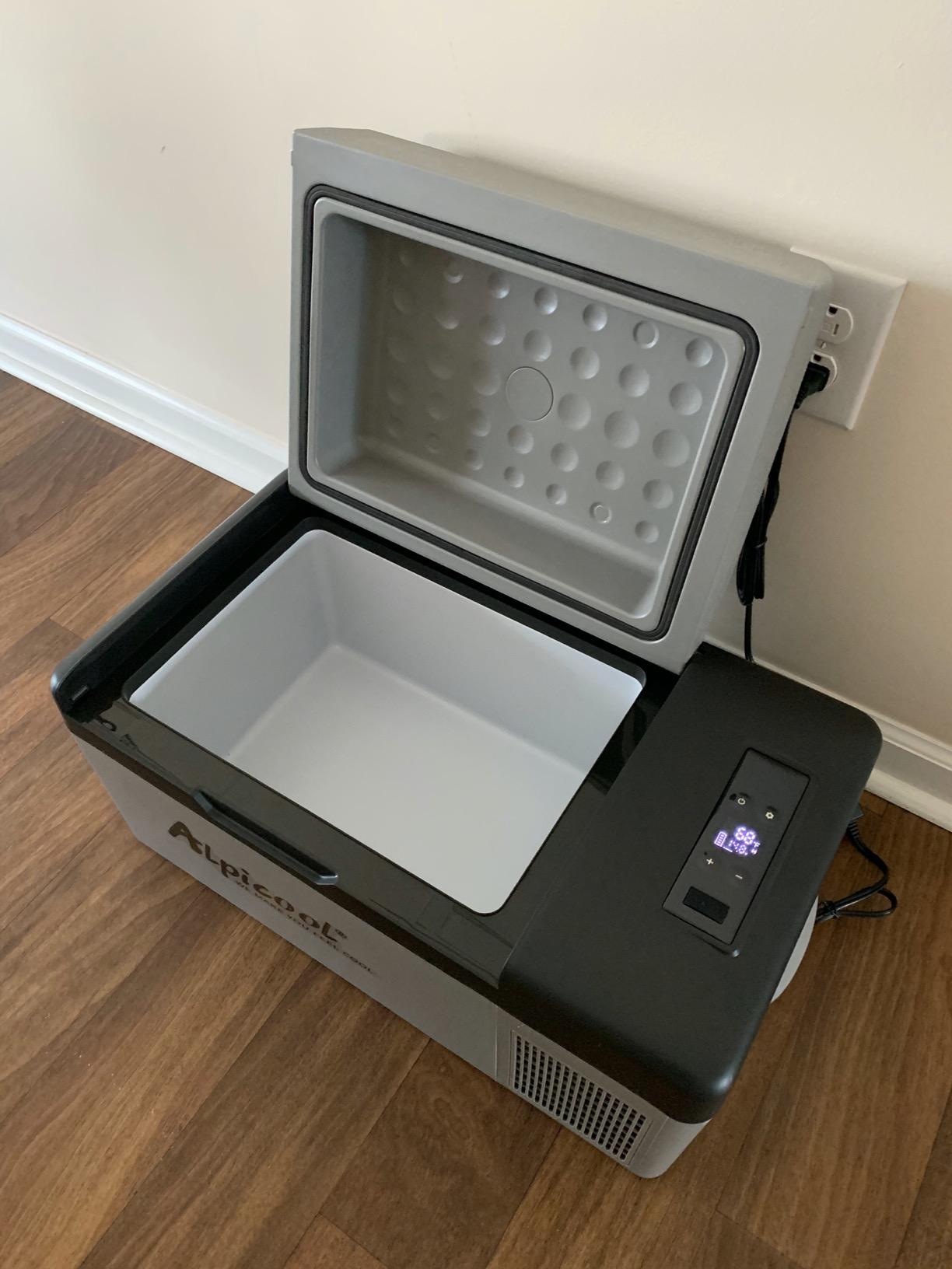 Alpicool C15 Portable Car Freezer,12 Volt Refrigerator, 16 Quart (15 Liter) Fast Cooling 12V Car Fridge -4℉~68℉, Car Cooler, 12/24V DC and 100-240V AC for Outdoor, Camping, RV, Truck, Boat customer photo 2