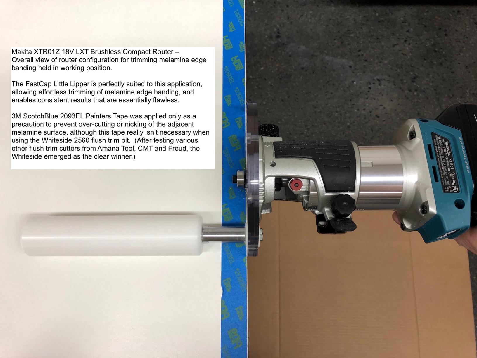 Makita XTR01Z 18V LXT Lithium-Ion Brushless Cordless Compact Router customer photo 1