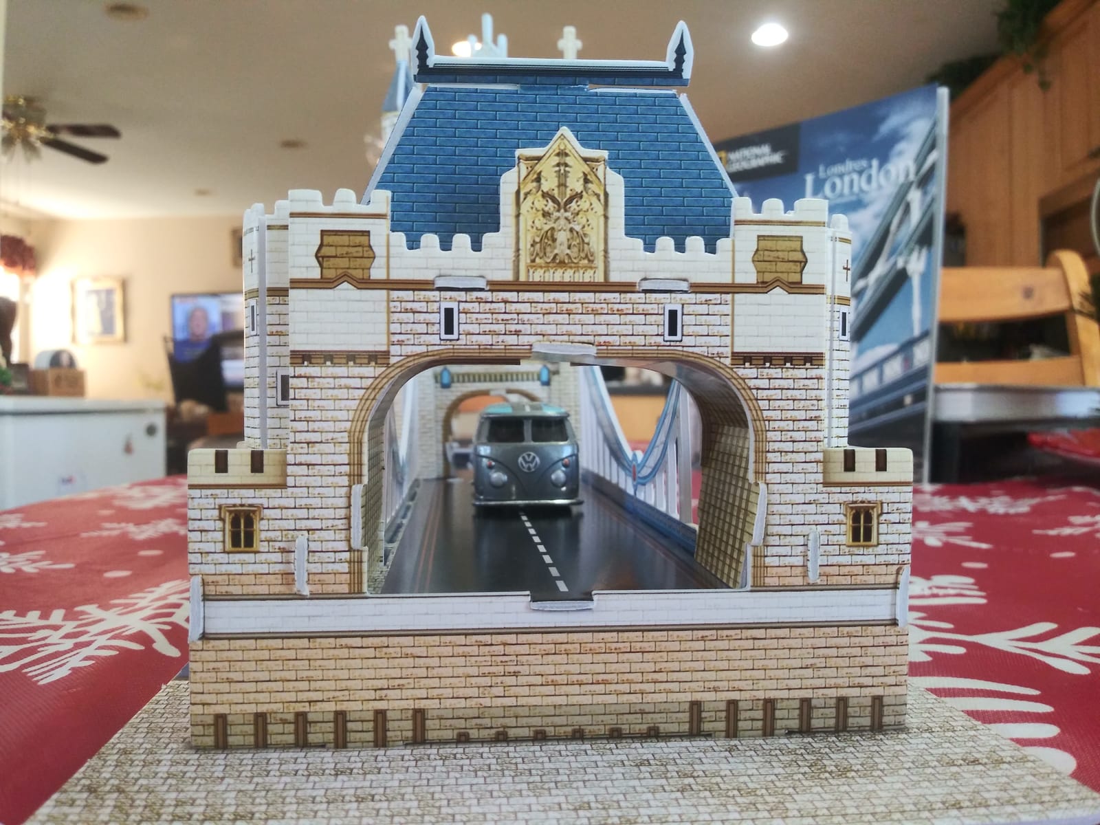 CubicFun 3D Puzzle UK Tower Bridge Architecture Model Kit with Booklet for Adults and Children, 120 Pieces customer photo 2