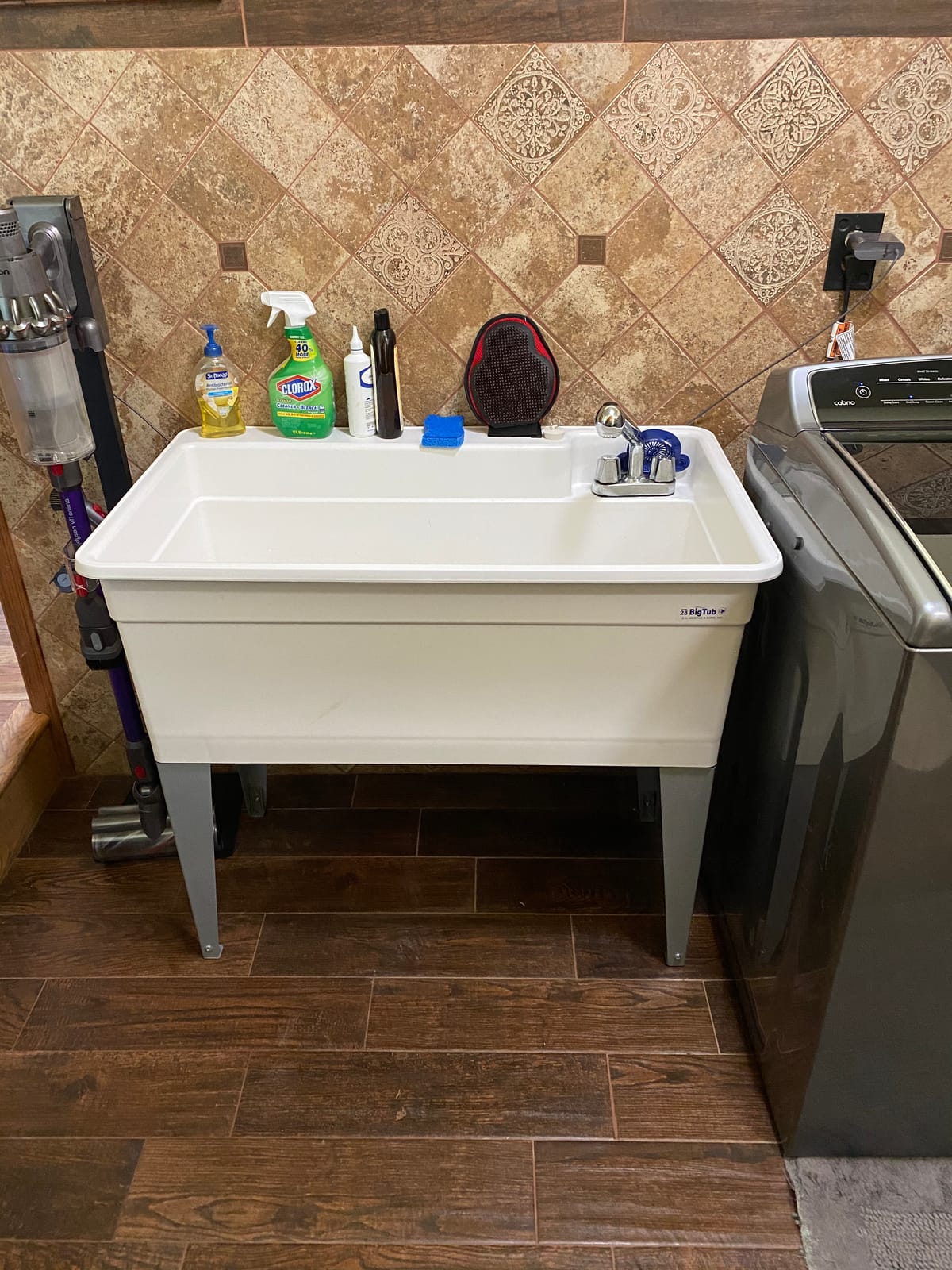 Mustee 28CF Big Tub Utilatub Combo Utility Tub, 24