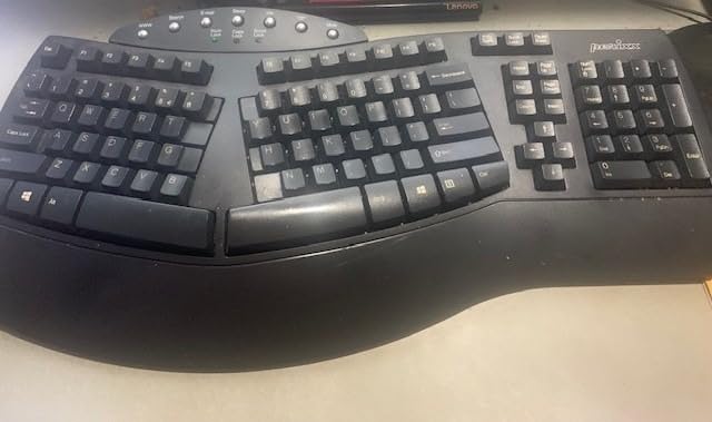 Perixx PERIBOARD-512B Wired Ergonomic Keyboard - Split Keyboard, Wrist Rest, Natural Typing - Wired USB Connectivity - US English - Black customer photo 1