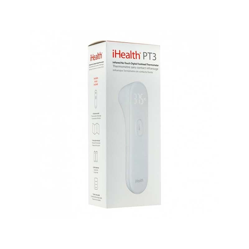 iHealth No-Touch Forehead Thermometer for Adults, Kids, Babies PT3 | 1s Fast Accurate, 3 Ultra-Sensitive Sensors, Quiet Vibration Feedback, Digital Large LED Digits, Use for Home & Nurses customer photo 1