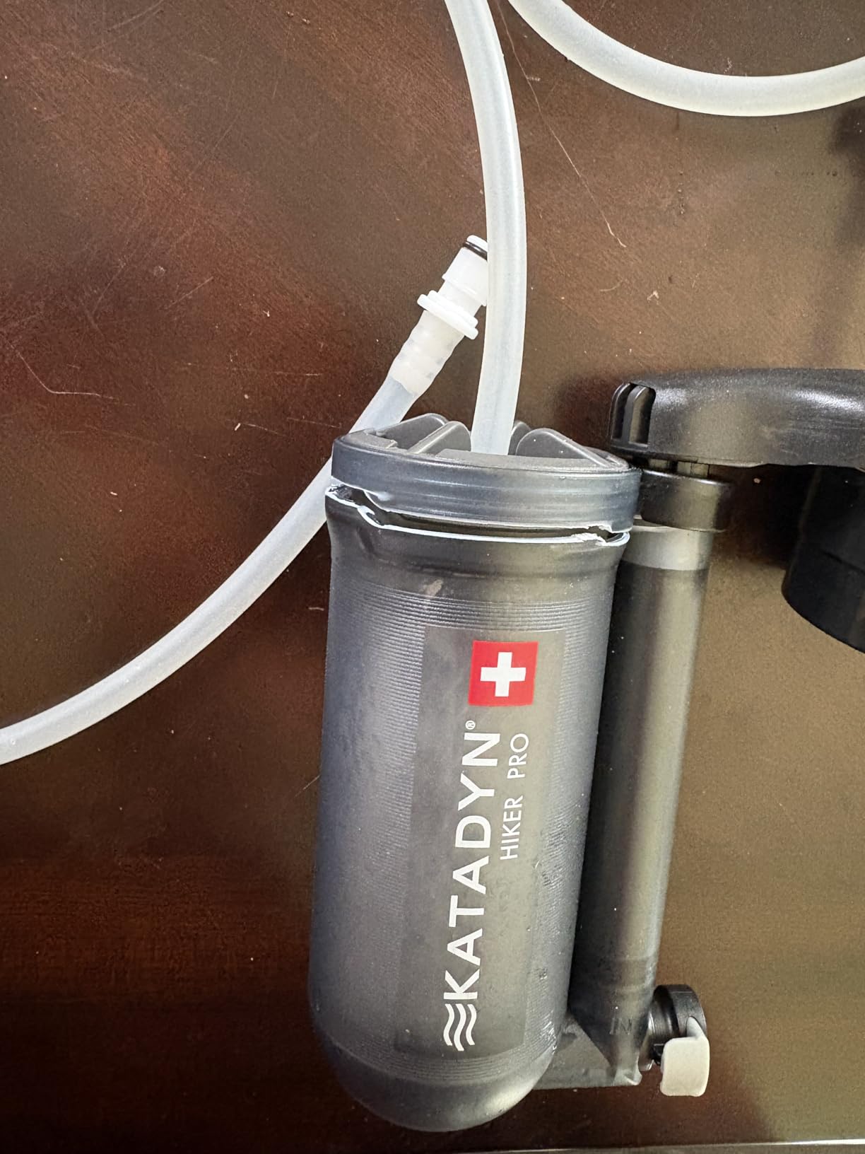 Katadyn Hiker Pro Transparent Hand Pump Water Filter | 1L Per Minute, 11.2 oz Lightweight, Portable Filtration for Camping, Backpacking, Hiking & Survival customer photo 1