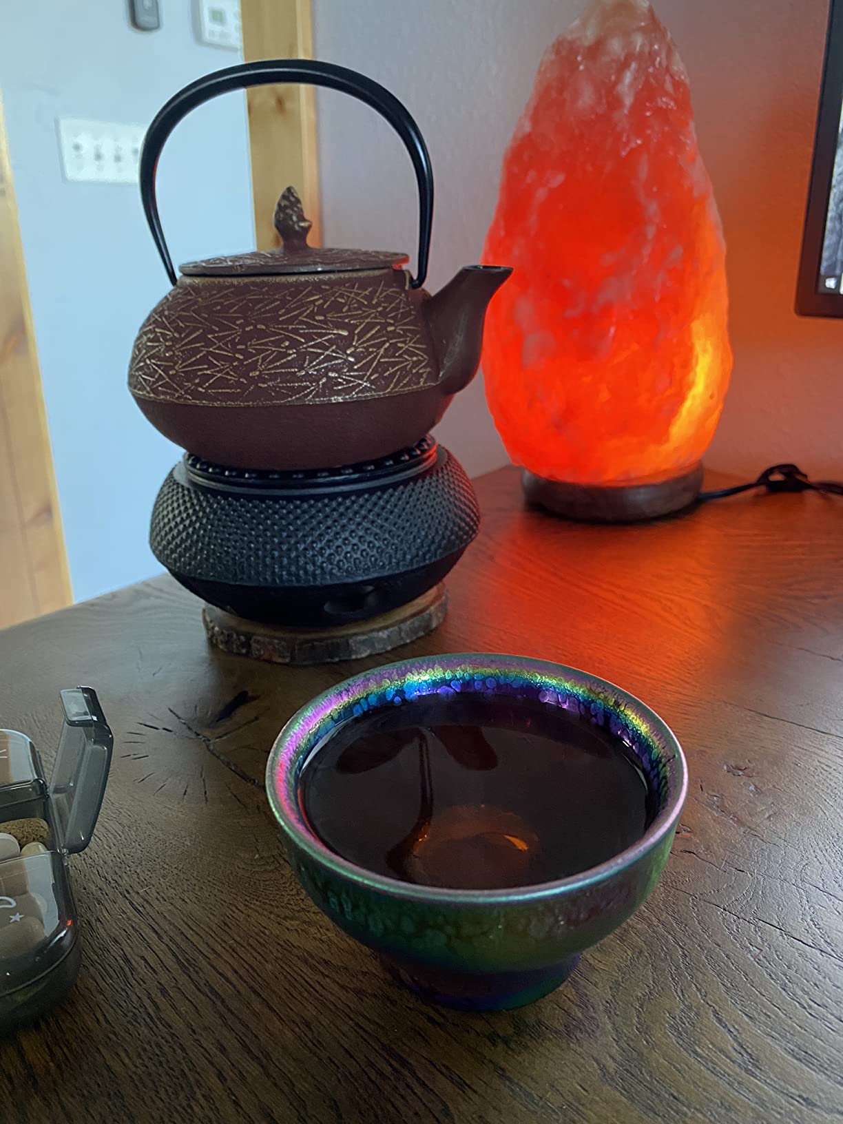 Iwachu Japanese Iron Tetsubin Teapot, Black customer photo 2