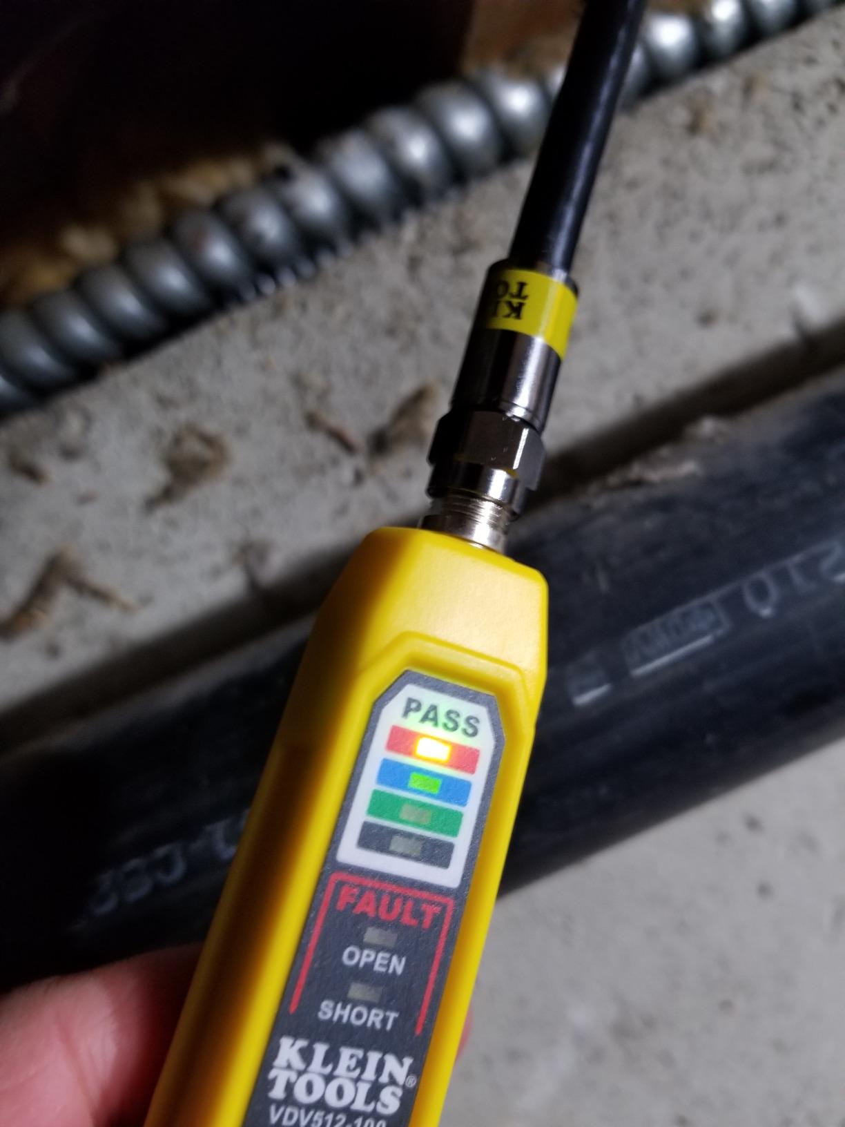 Klein Tools VDV512-100 Cable Tester, Coax Explorer 2 VDV Tester, Push Button Operation for Testing and Mapping Coaxial Cable customer photo 1