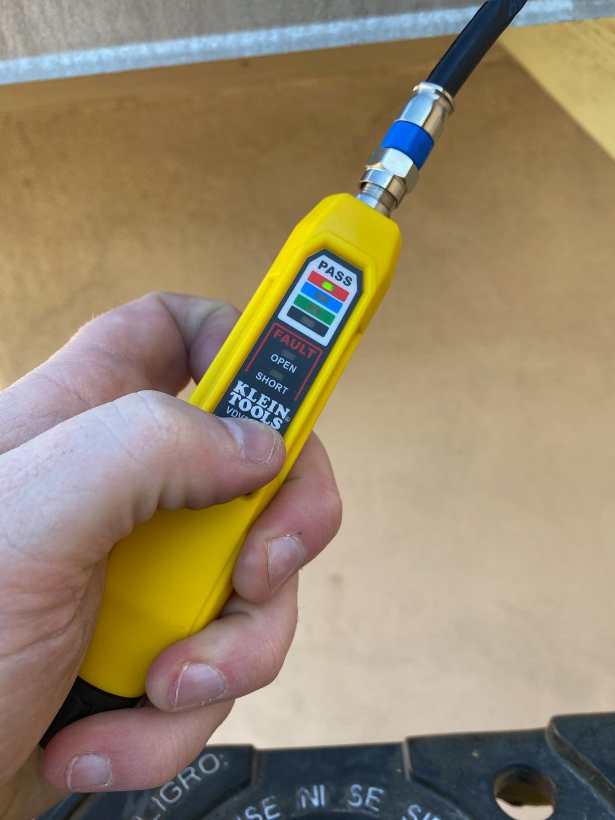 Klein Tools VDV512-100 Cable Tester, Coax Explorer 2 VDV Tester, Push Button Operation for Testing and Mapping Coaxial Cable customer photo 2