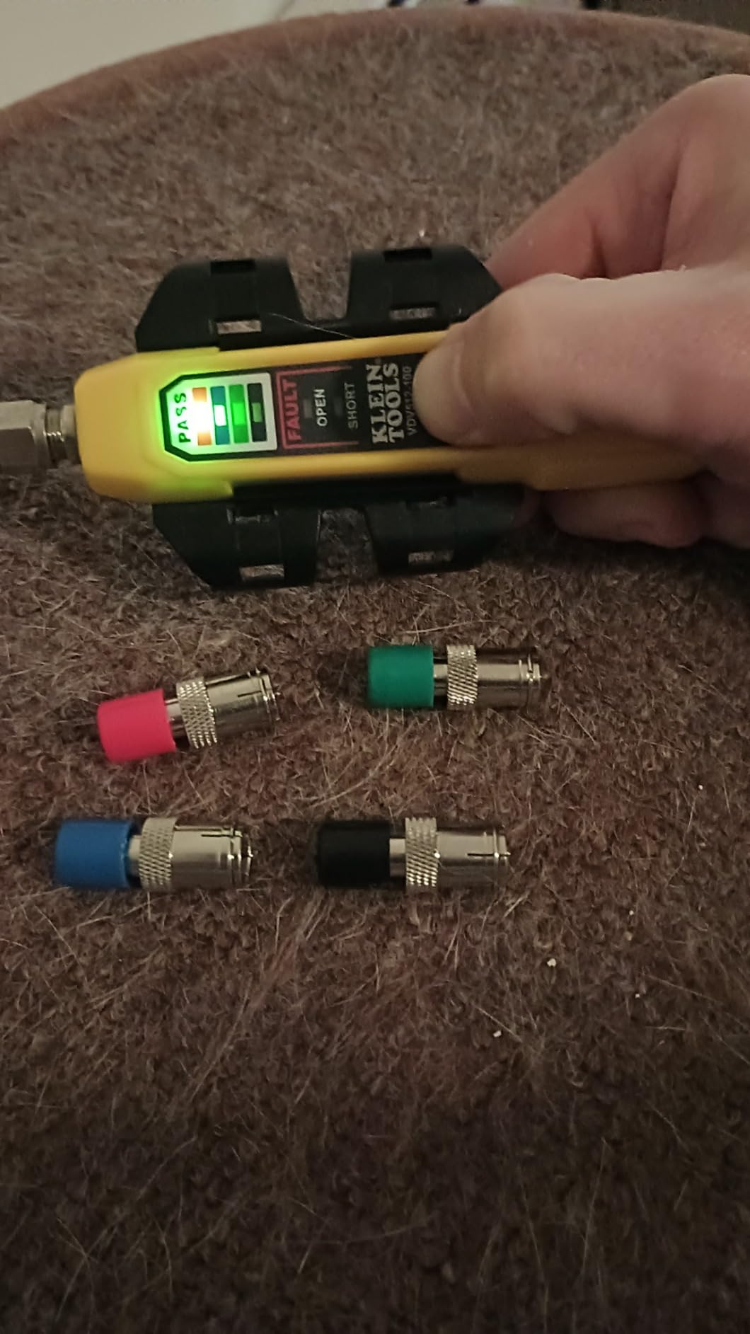 Klein Tools VDV512-101 Explorer 2 Coax Tester Kit, Includes Cable Tester/Wire Tracer/Coax Mapper with Remotes to Test up to 4 Locations customer photo 2