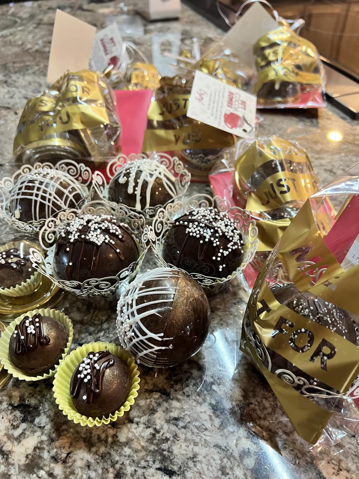Goldbaking Semi Sphere Chocolate Mould PC Polycarbonate Hemisphere Chocolate Mold (s 1.2inch) customer photo 2