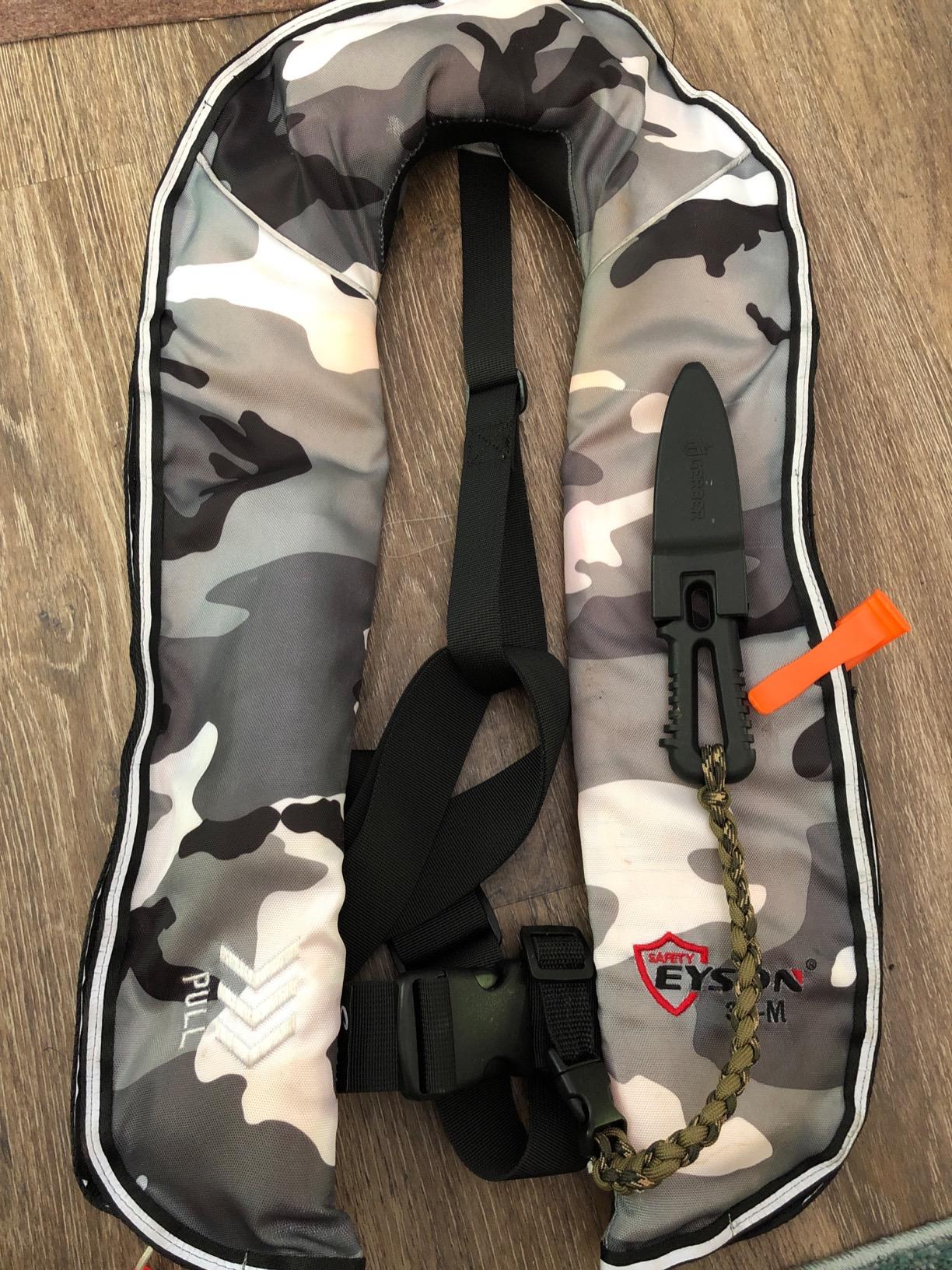 Eyson Inflatable Life Jacket Inflatable Life Vest for Adult Classic Manual customer photo 2