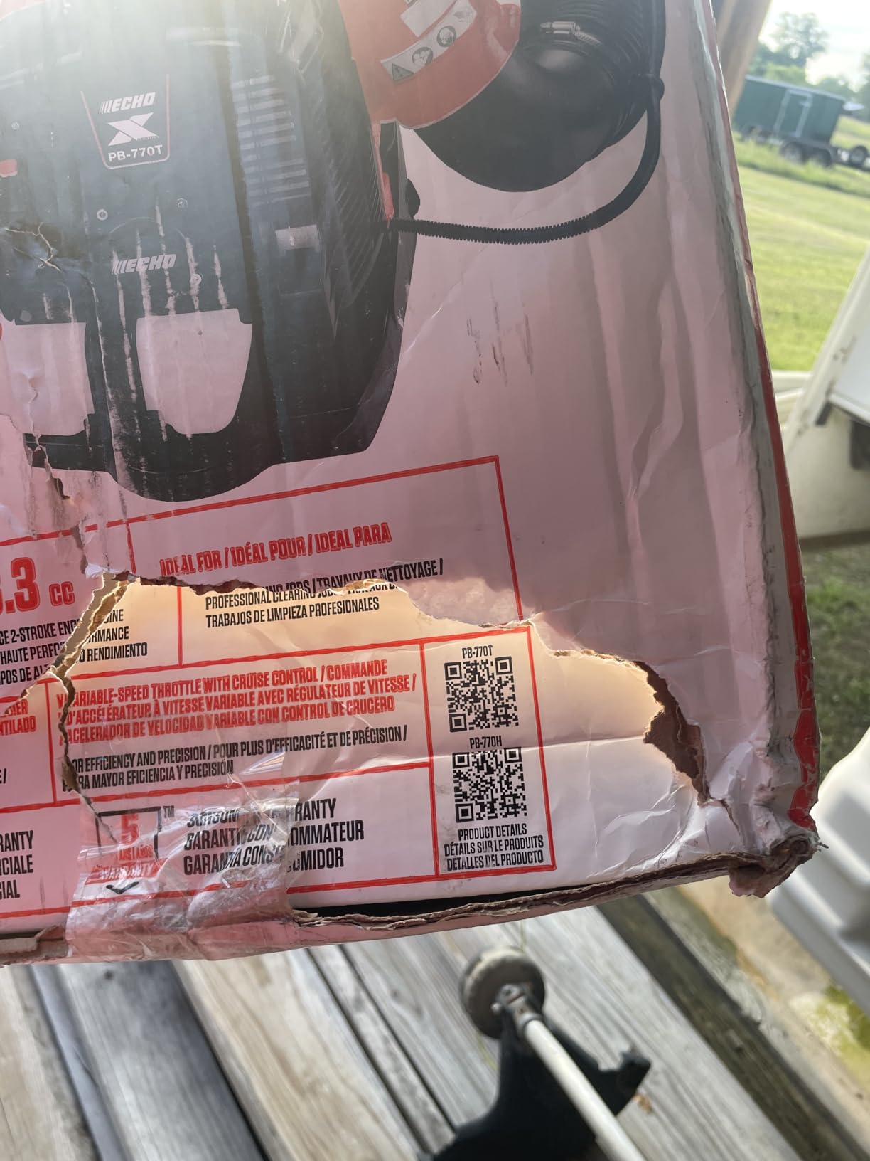 PB-770T - Echo Backpack Blower - Commercial Grade 63.3 cc, Gas, 756 CFM, 234 MPH customer photo 1