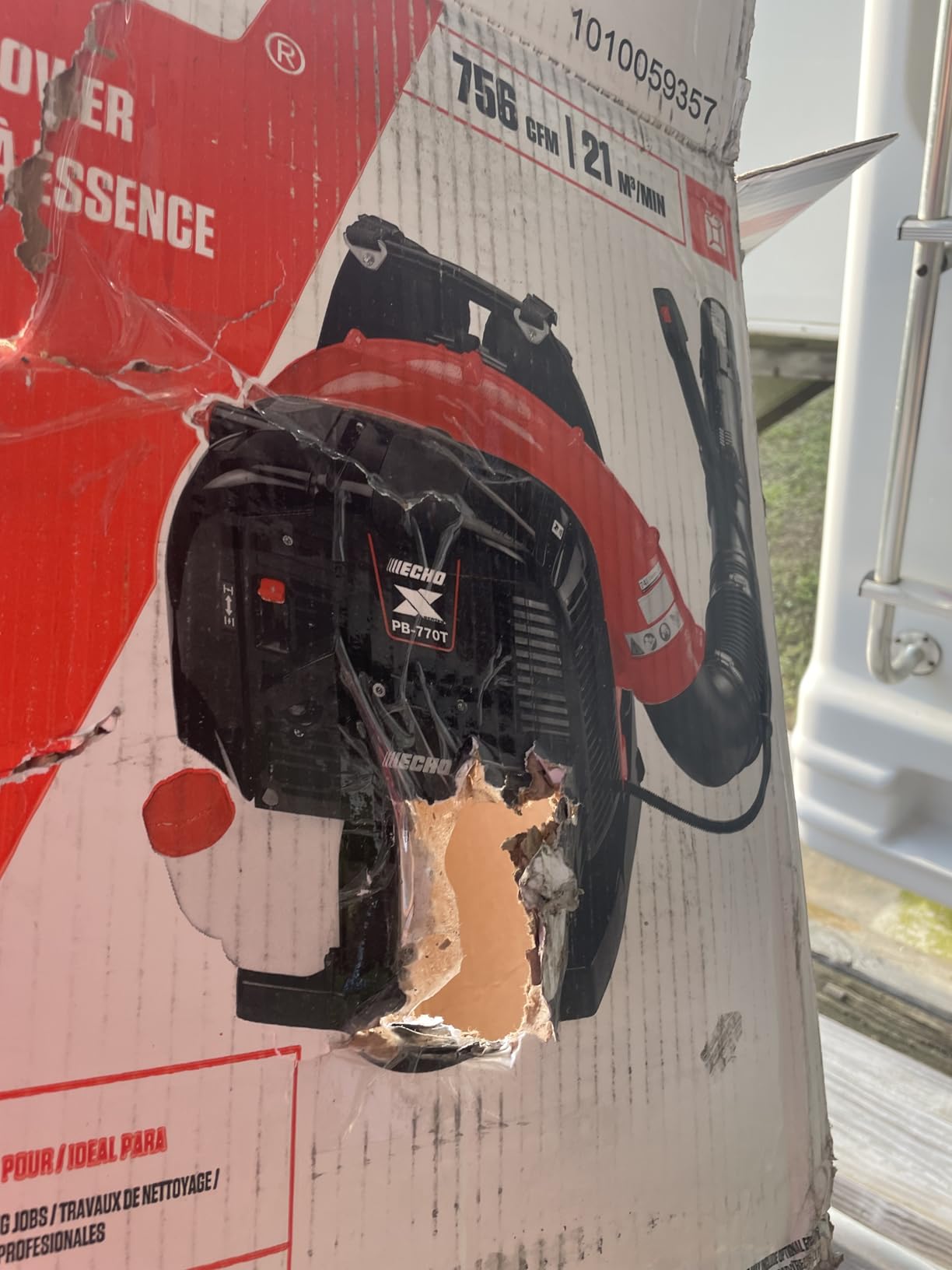 PB-770T - Echo Backpack Blower - Commercial Grade 63.3 cc, Gas, 756 CFM, 234 MPH customer photo 2
