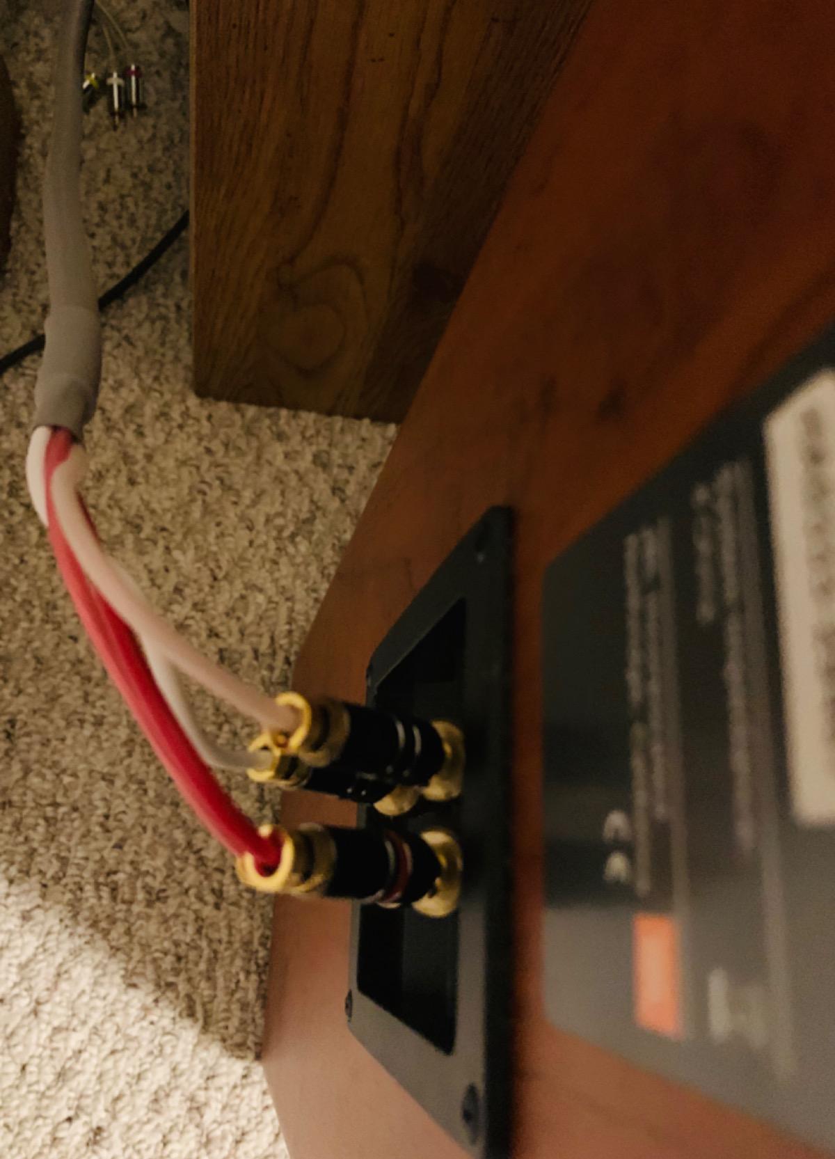 Blue Jeans Cable Canare 4S11 Speaker Cable, Ultrasonically-Welded Bi-Wire Terminations, Assembled in USA (20 Foot, Two Bananas to Four Bananas) customer photo 2