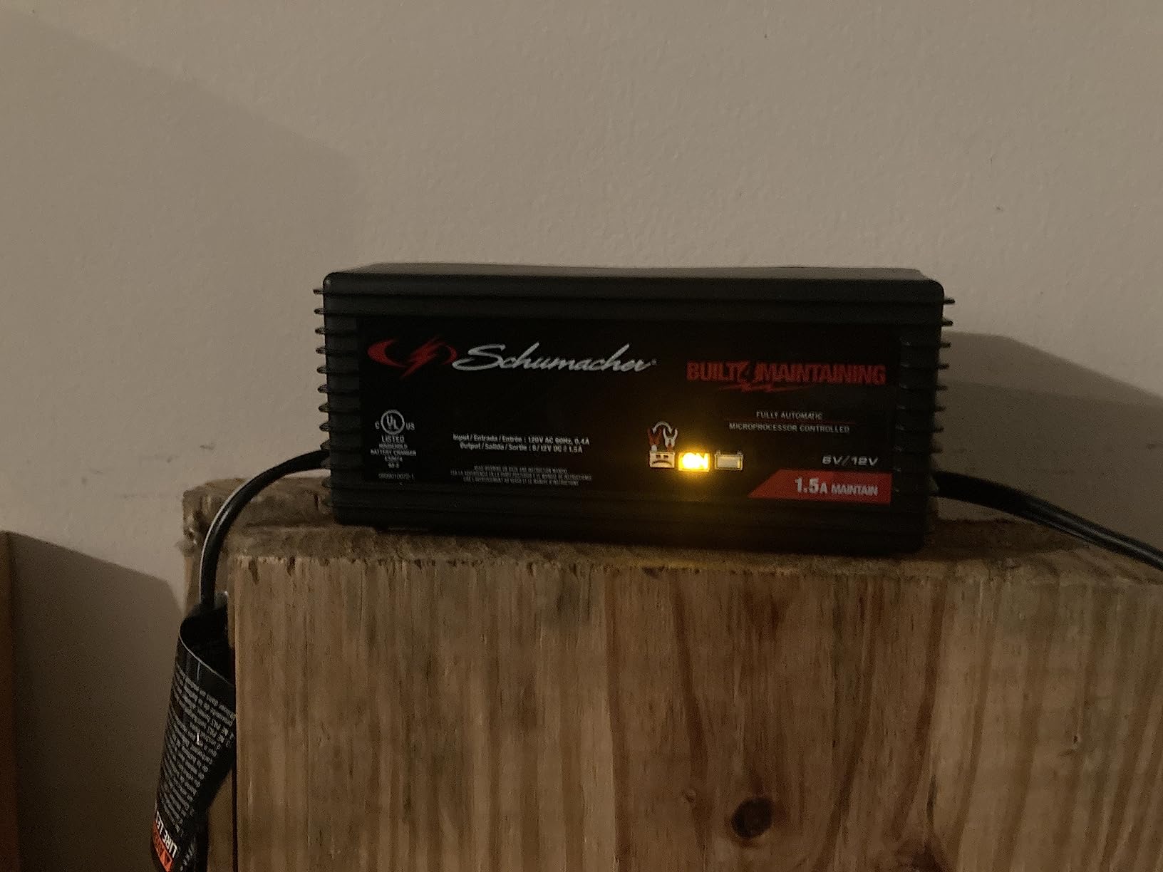 Schumacher Electric 1.5A Car Battery Charger & Maintainer, 6V/12V - SC1355 customer photo 1