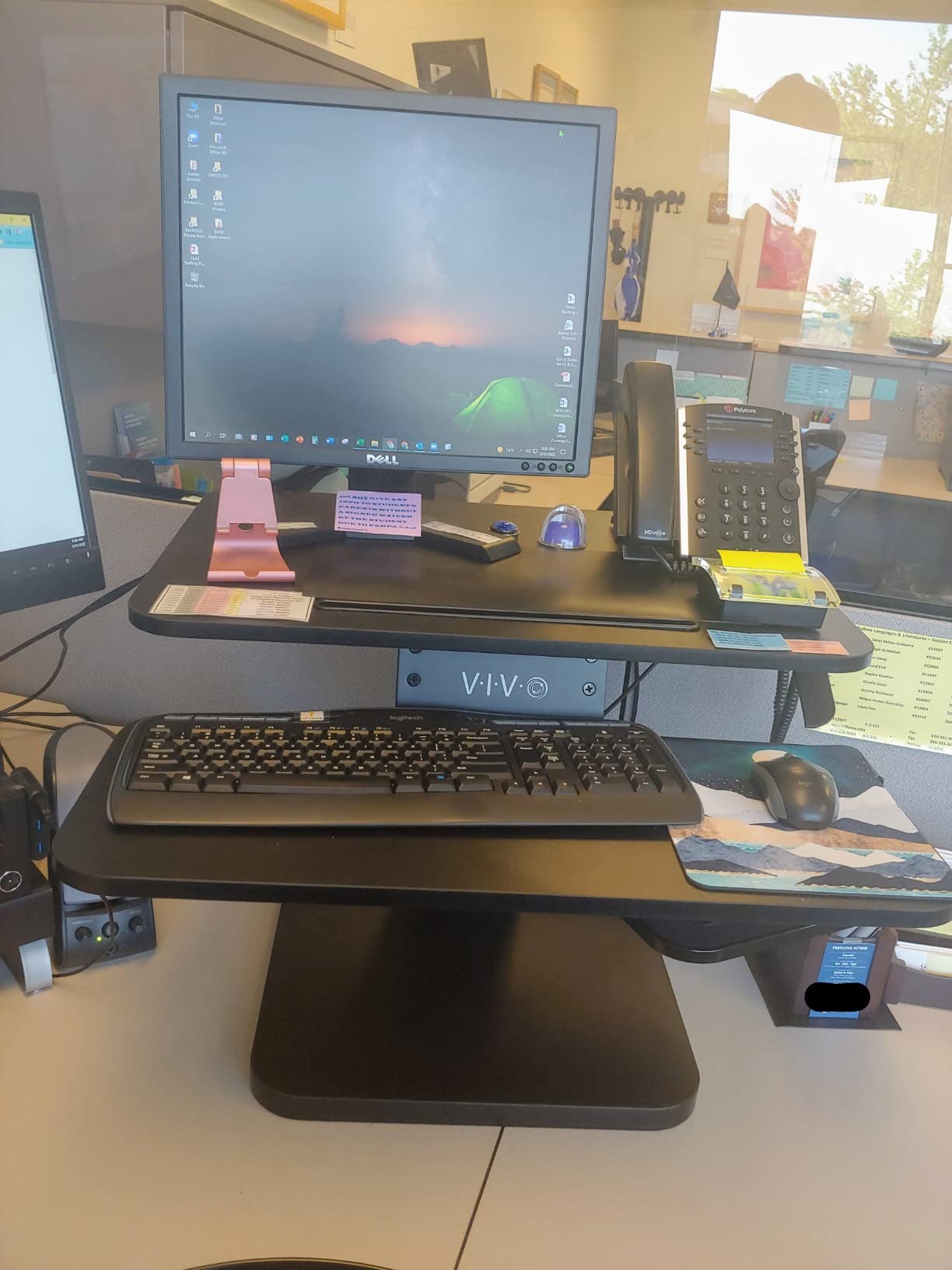 VIVO Black 25 in Standing Desk Converter, DESK-V001G customer photo 1