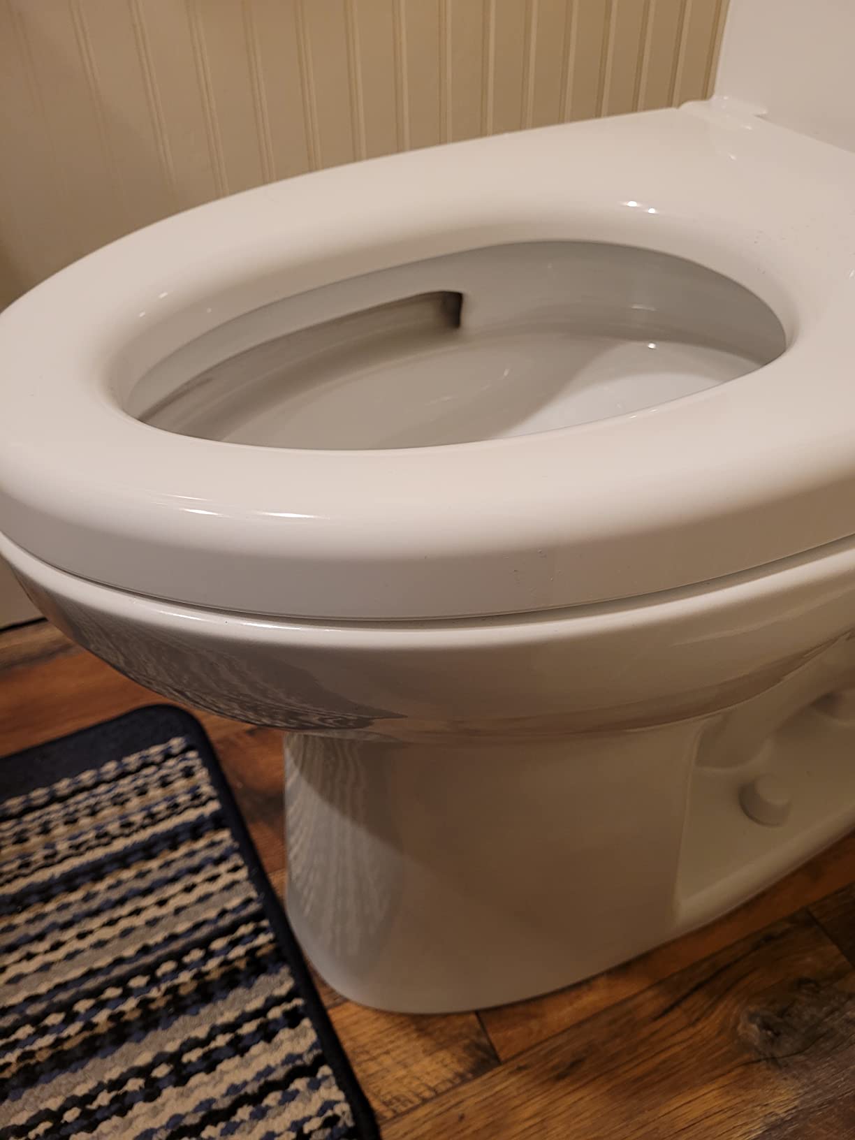 TOTO SoftClose Slow Close Elongated Toilet Seat and Lid, Cotton White - SS124#01 customer photo 2