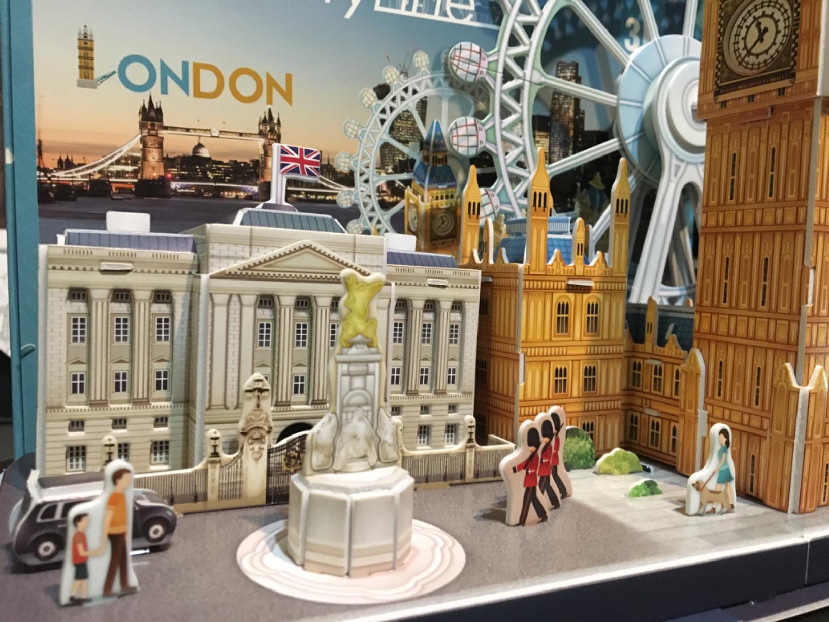 CubicFun London City Line 3D Architecture Puzzle, 107 Pieces | London City Line 3D puzzle with Big Ben, Tower Bridge, Buckingham Palace, London Eye Display Decor Gift customer photo 1