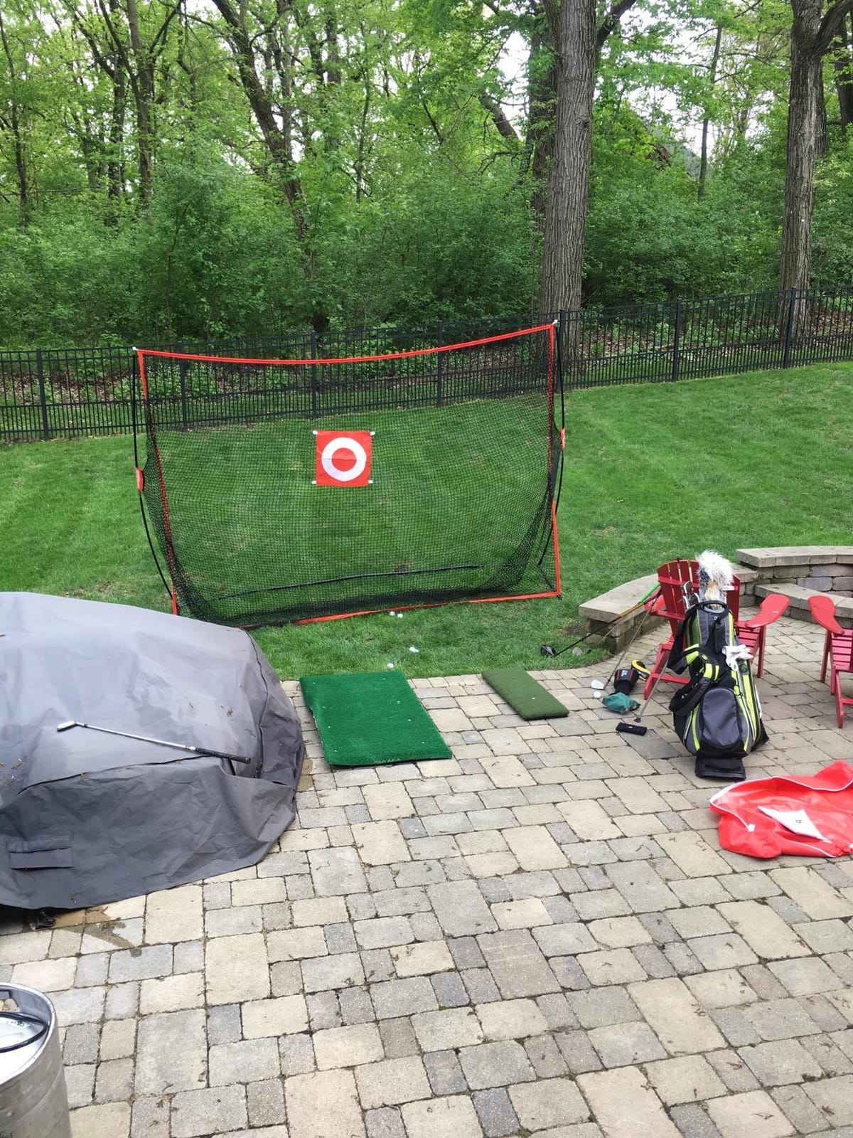 GoSports Golf Practice Hitting Net - Choose Between Huge 10 x 7 ft or 7 x 7 ft Nets - Personal Driving Range for Indoor or Outdoor Use - Designed by Golfers for Golfers customer photo 1