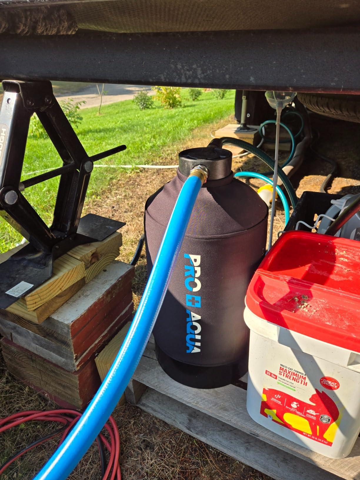 PRO+AQUA 16,000 Grain Portable Water Softener for RV, Trailers, Boats, Mobile Car Wash, Pressure Wash - Protects Water Systems customer photo 2