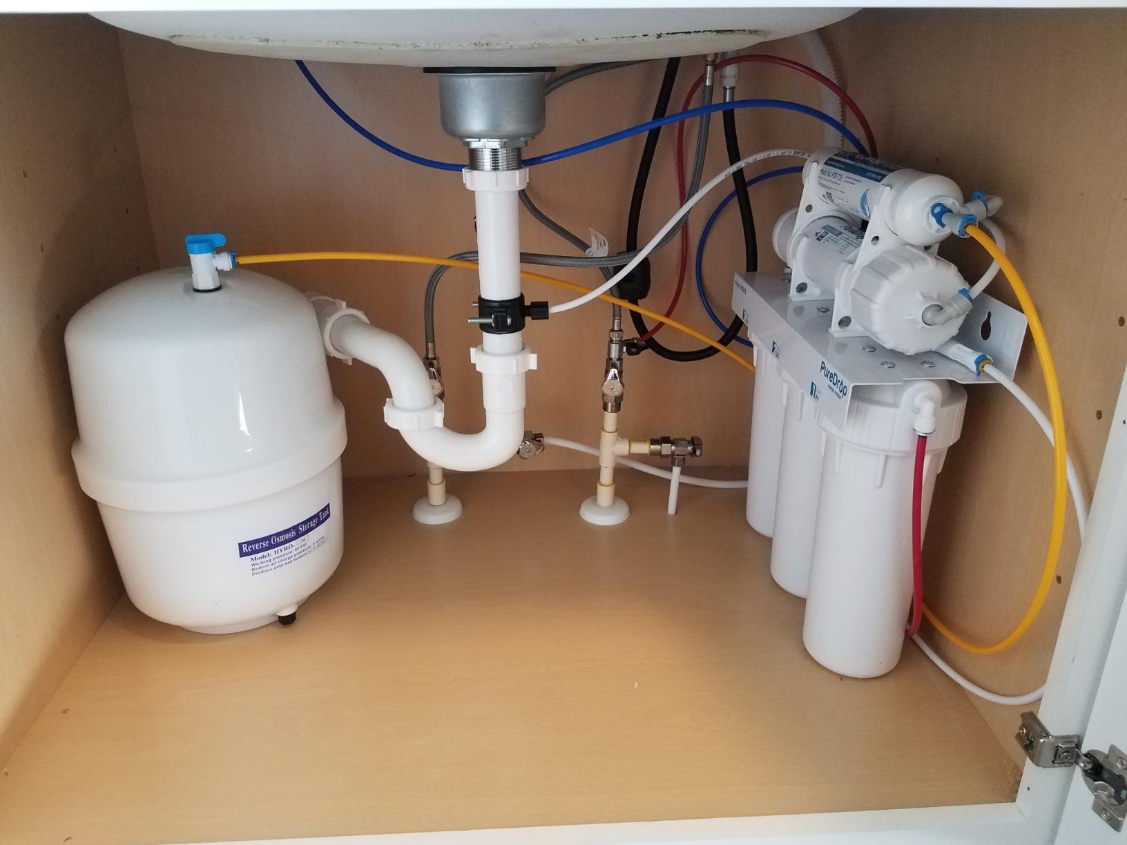 PureDrop RTW5 5-Stage Reverse Osmosis Water Filter System | 5-Stage RO Filtration, 50 GPD, Top-Mount Faucet, 3 Extra Pre-Filters, No Electricity customer photo 2