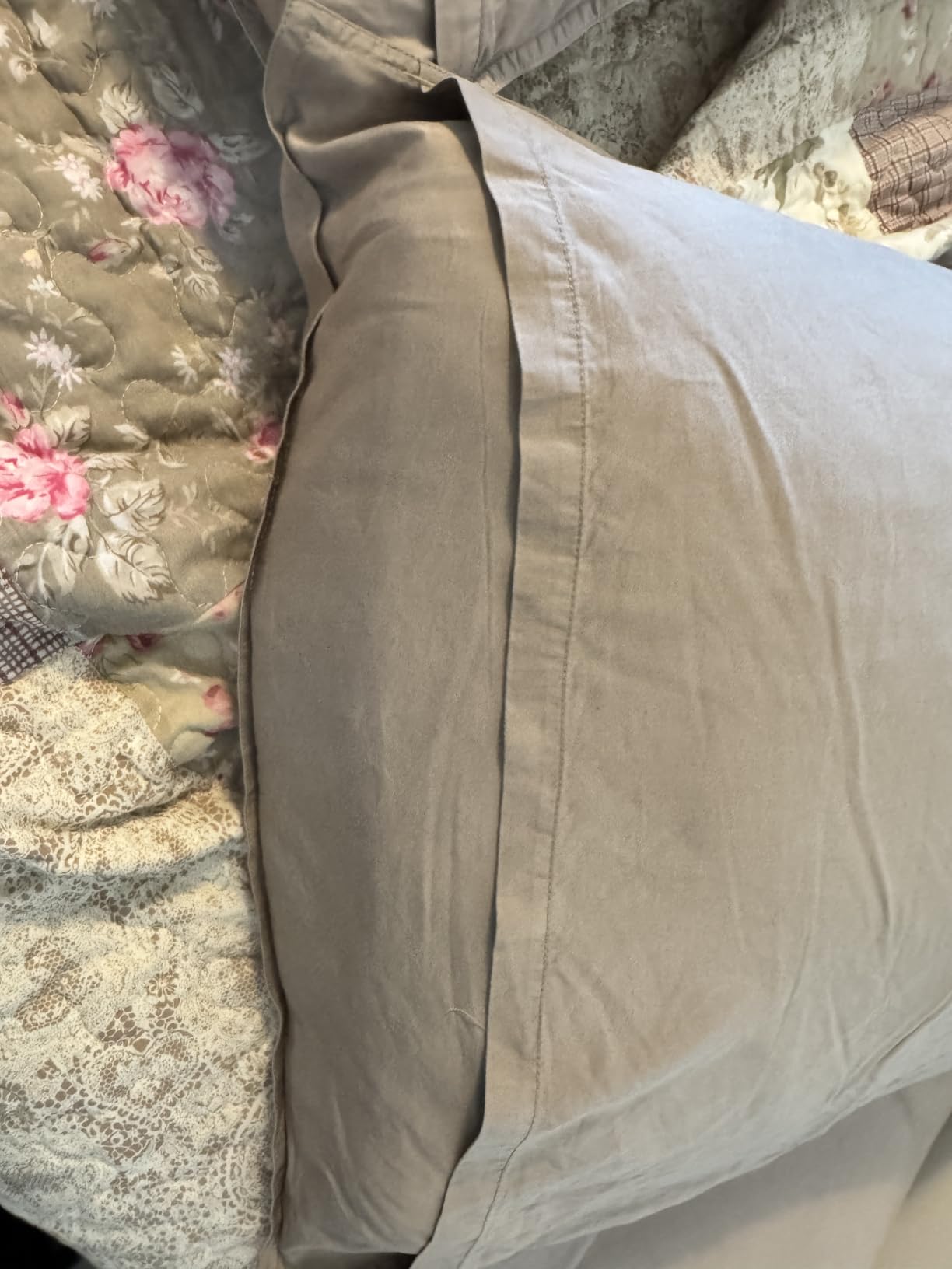 King Sheets by Pure Bamboo, Genuine 100% Organic Viscose Derived from Bamboo Bed Sheet Set, Luxuriously Soft & Cooling, Double Stitching, 2 Year Quality Promise (King, Sea Glass) customer photo 1