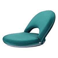 Nnewvante Floor Chair,42 Position Adjustable Back Support,Blue customer photo 2