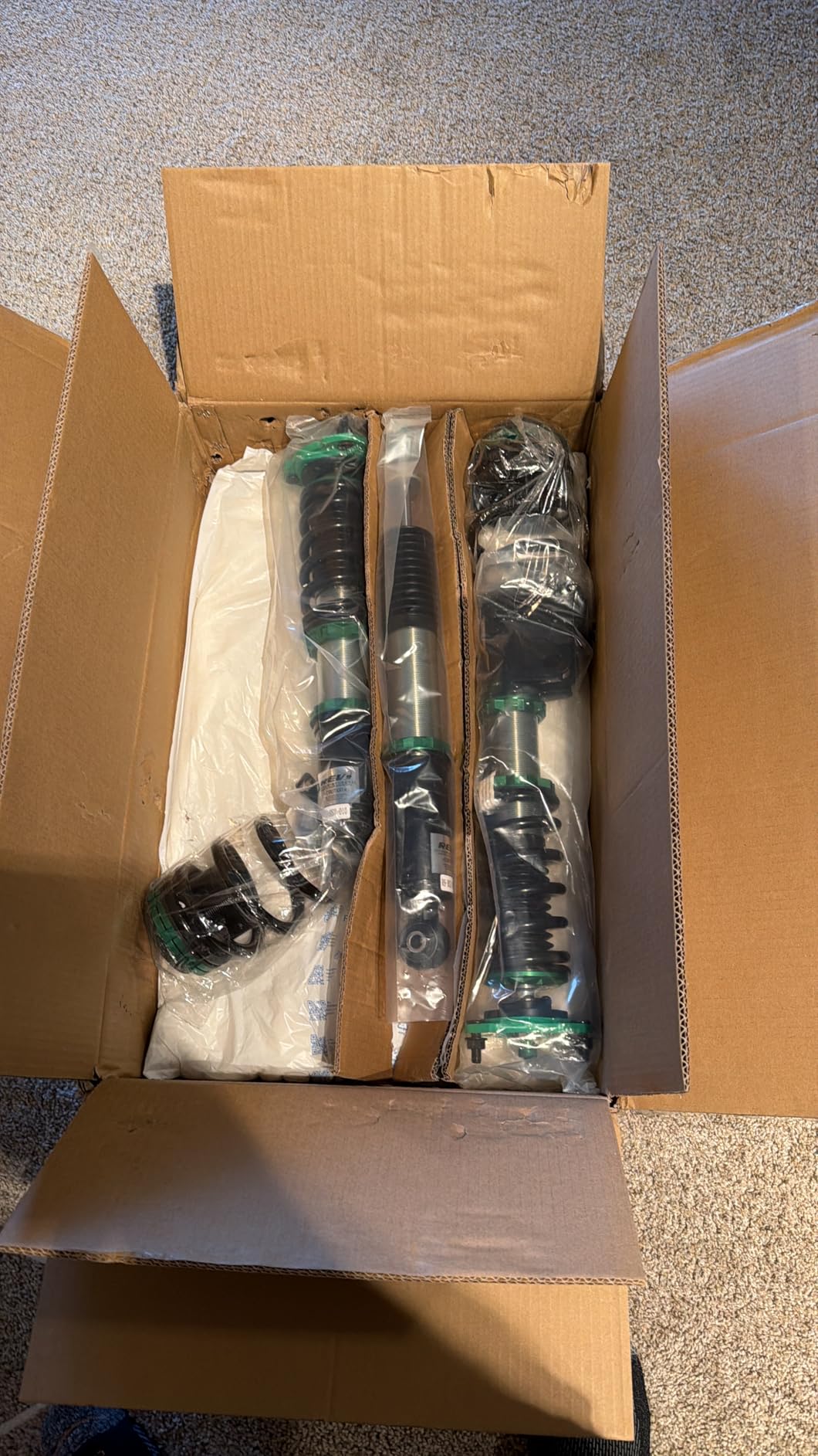Rev9 R9-HS2-012_1 Hyper-Street II Coilover Suspension Lowering Kit, Mono-Tube Shock w/ 32 Click Rebound Setting, Full Length Adjustable, compatible with Honda Civic Si (FG/FB) 2014-15 customer photo 1