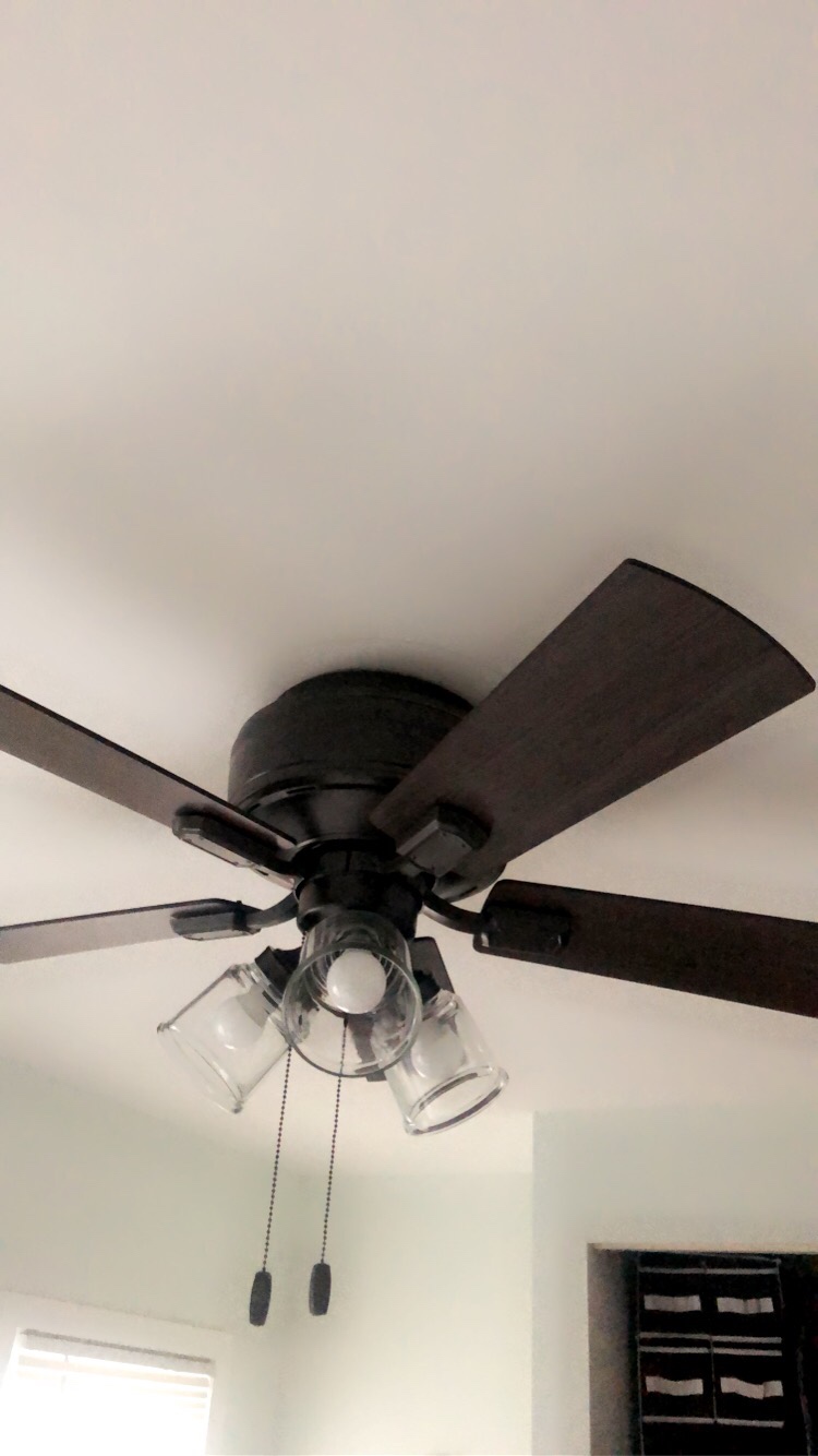 Hunter Crestfield, Indoor, Ceiling Fan, Quiet, 42 inch, Noble Bronze | with LED Lights and Pull Chain, Low Profile Flush Mount, 5 Blades, For Bedroom, Living Room, Kitchen, 52153 customer photo 2