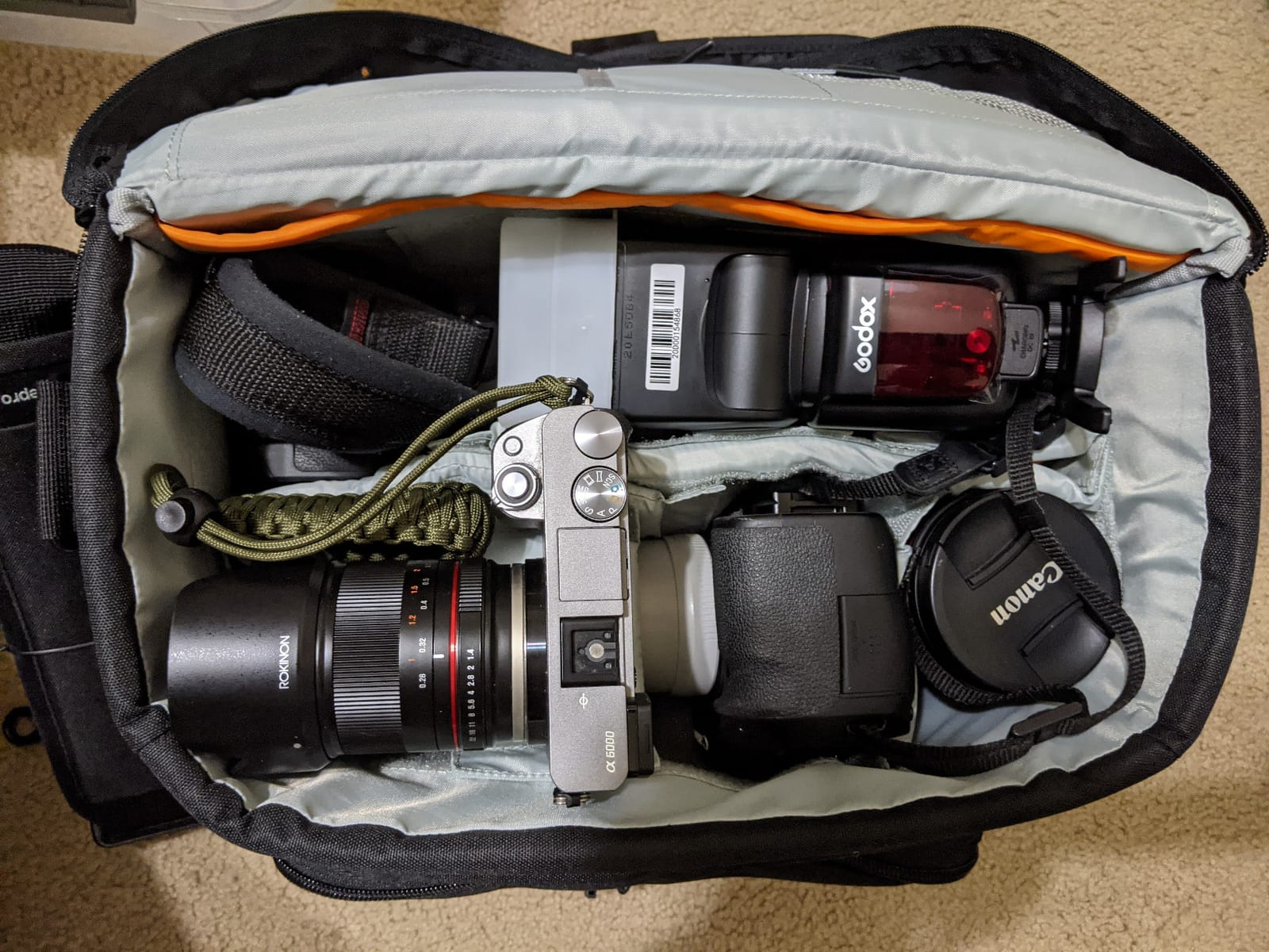LP37142, Nova 200 AW II Messenger Case, Camera Bag, Customizable, Portable, Fits 1-2 Pro DSLR with attached 24-105mm, Compact Drone, 3-5 Additional Lenses, Flash, Black customer photo 1