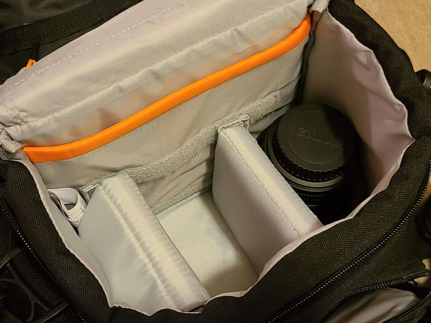 LP37142, Nova 200 AW II Messenger Case, Camera Bag, Customizable, Portable, Fits 1-2 Pro DSLR with attached 24-105mm, Compact Drone, 3-5 Additional Lenses, Flash, Black customer photo 2