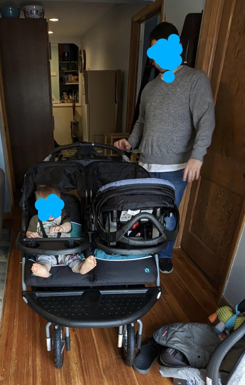 Baby Trend Expedition Double Jogger Stroller, Griffin customer photo 1