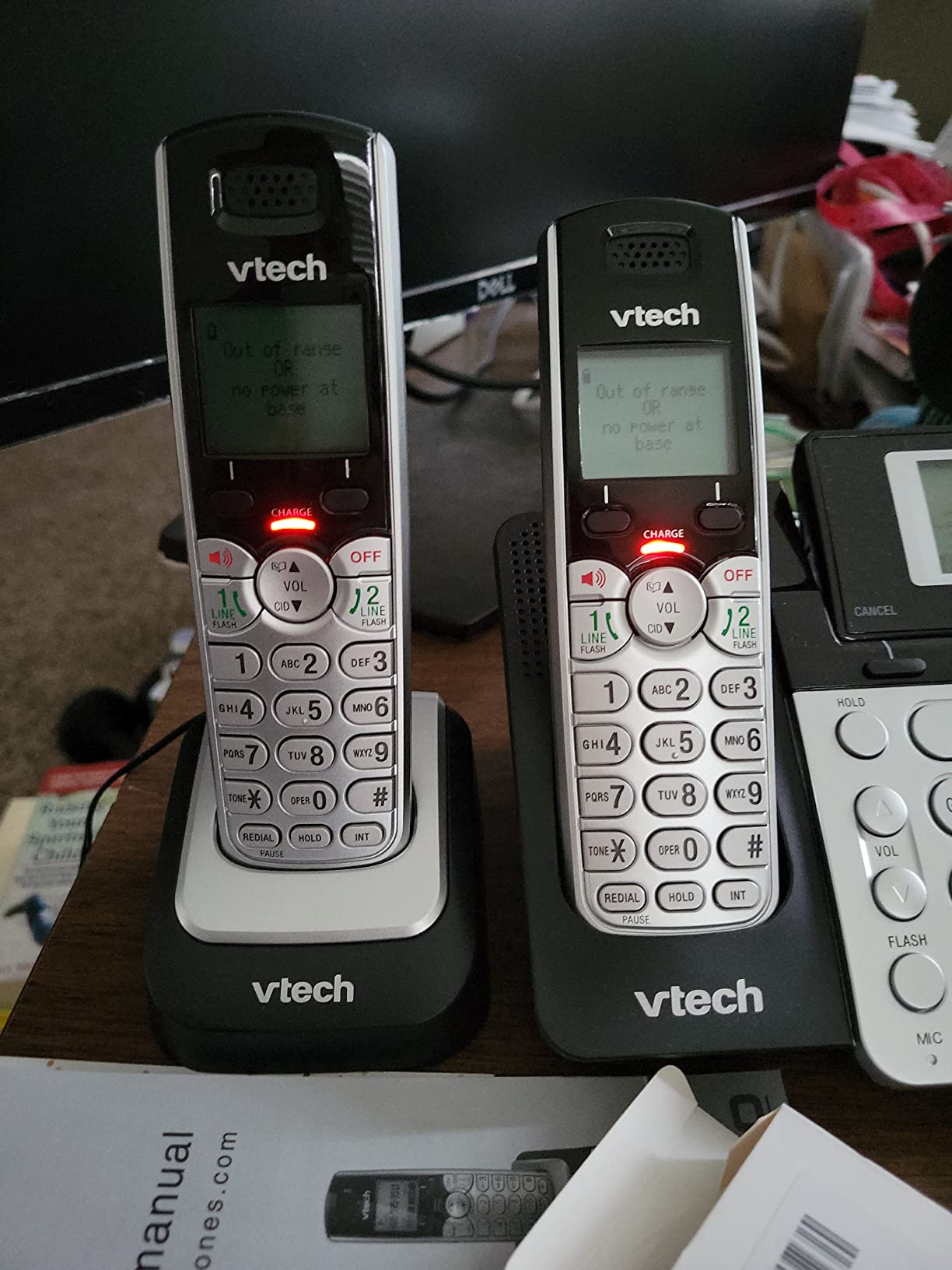 VTech DS6151-2 2-Line Expandable Cordless Phone System, 2 Handsets | Digital Answering System, Caller ID, DECT 6.0, Home & Small Business customer photo 1