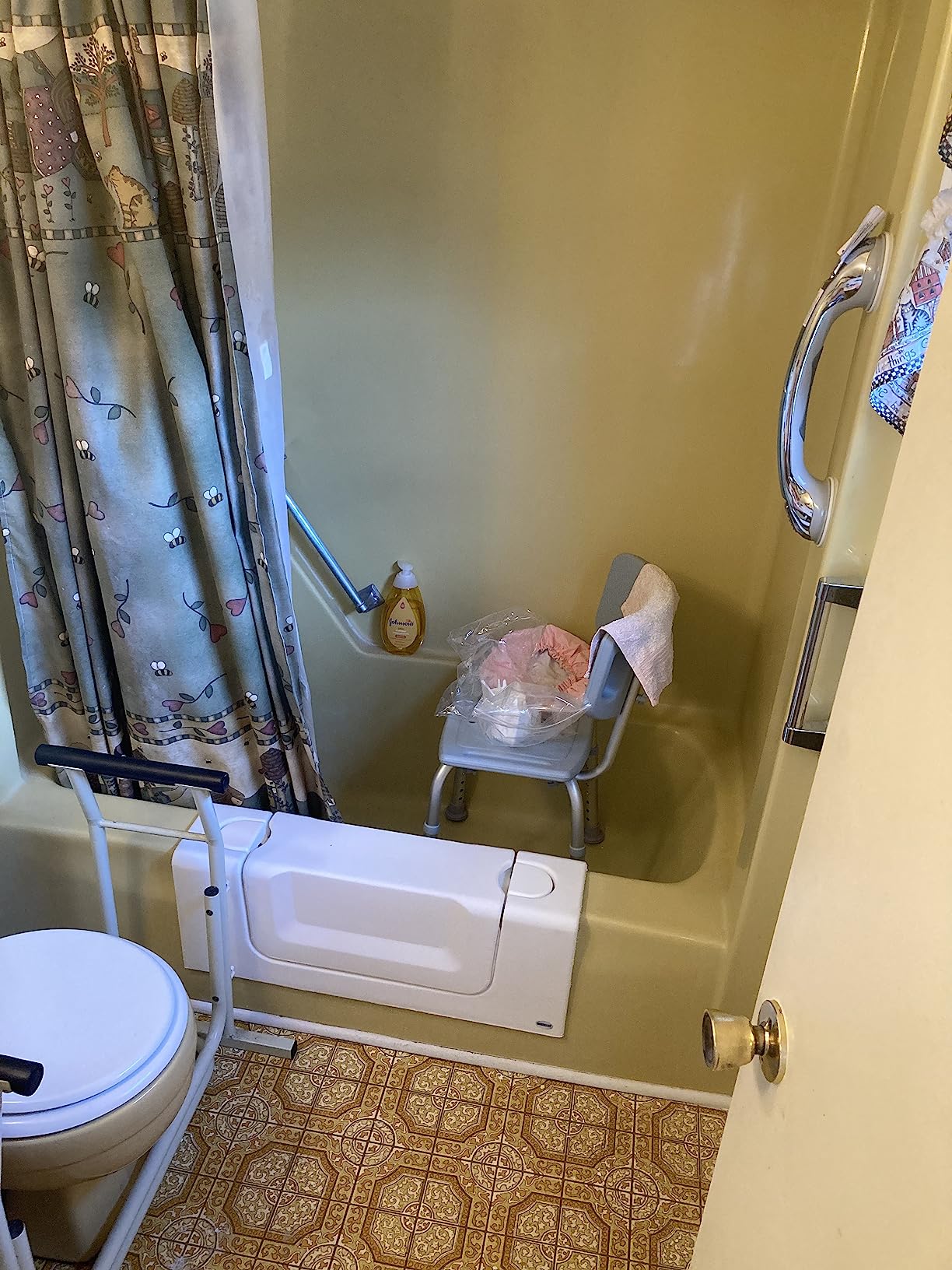 CleanCut Convertible Tub Conversion Kit, White Large | Affordable alternative to a full bathroom remodel or walk-in tub replacement. customer photo 2