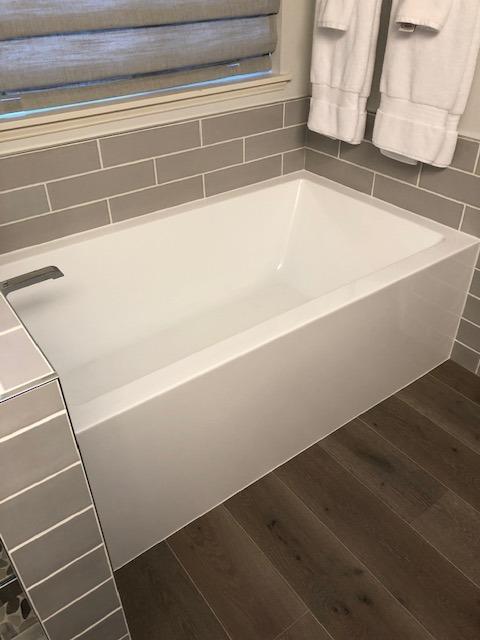 Kingston Brass Aqua Eden VTAP603622L 60-Inch Acrylic Alcove Tub with Left Hand Drain, White customer photo 1