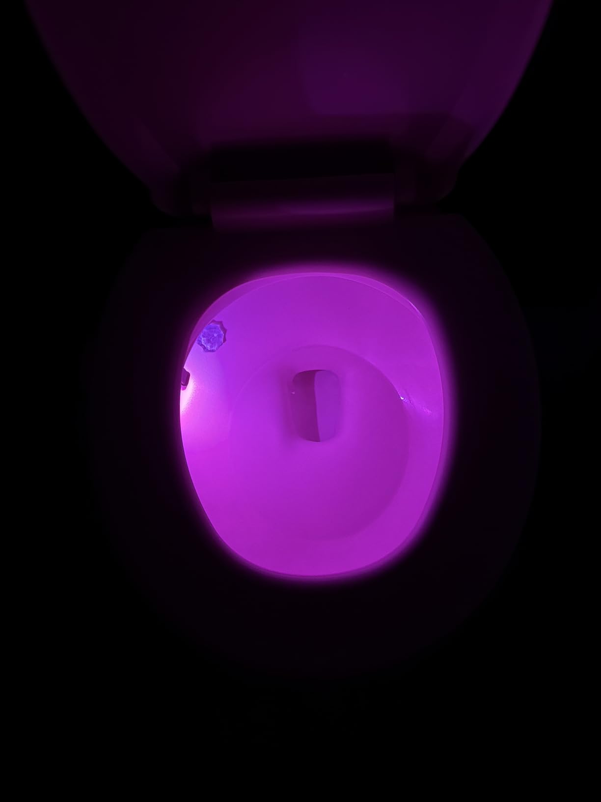 Chunace Toilet Light Motion Activated, Funny Gag Gift, USB-C Rechargeable | 16-Color LED Bathroom Night Light Motion Sensor Inside Toilet Bowl, Toddler Potty Training & Senior Safety, Gift for Men customer photo 2